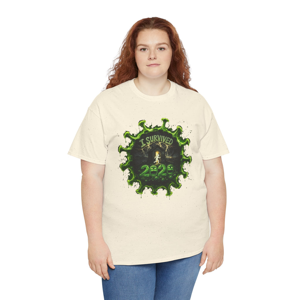 I Survived 2020 — Director's Cut S1:E2 "The Coming of COVID" | Pandemic Edition Unisex Heavy Cotton Tee
