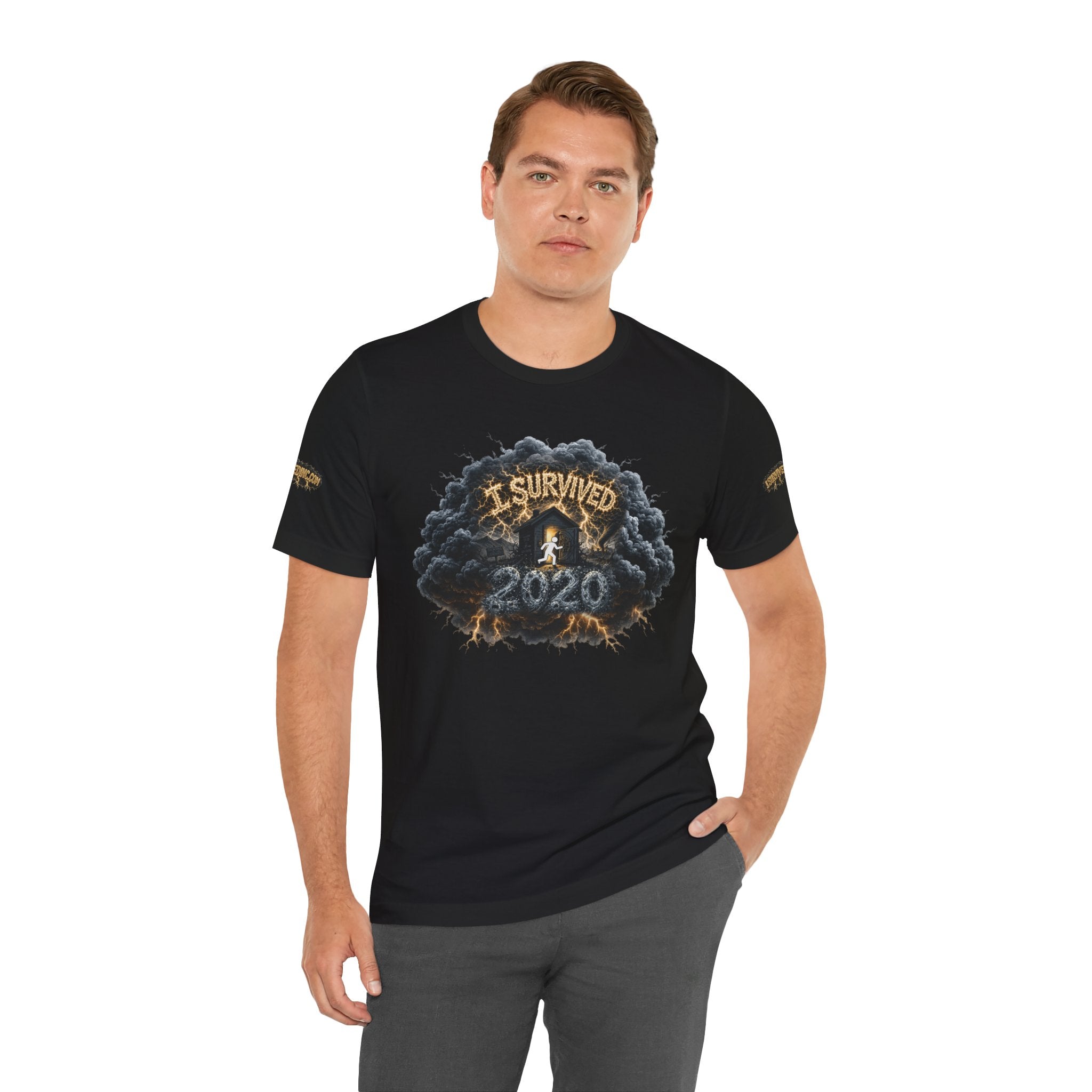 I Survived 2020 — Director's Cut Original Design Teaser Tee | Season 1 Premiere Drop Unisex Jersey Short Sleeve Tee