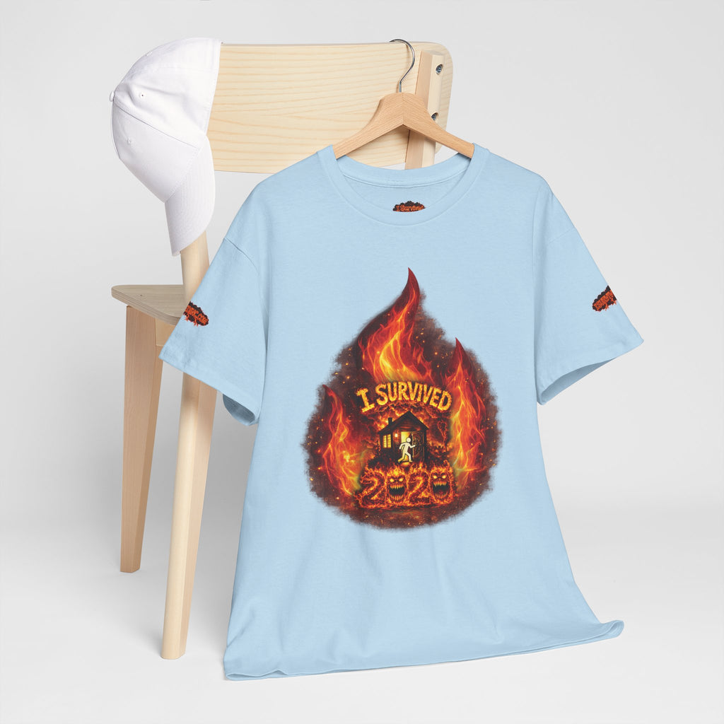 I Survived 2020 — Director's Cut S2:E1 "Berry Creek" | Wildfire Edition Memorial Unisex Heavy Cotton Tee (SPECIAL EDITION)