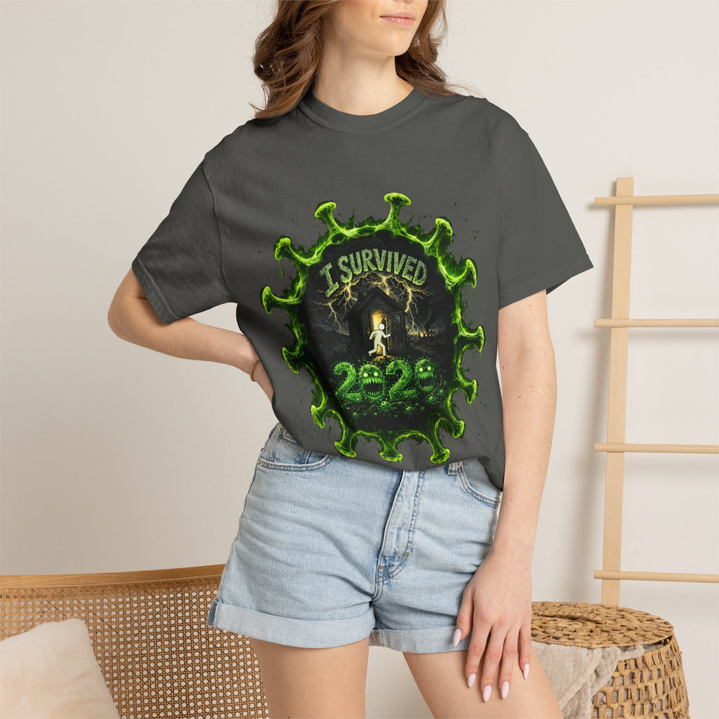 I Survived 2020 — Director's Cut S1:E5 "Delivery Doomsday" | Pandemic Edition Unisex Garment-Dyed T-shirt