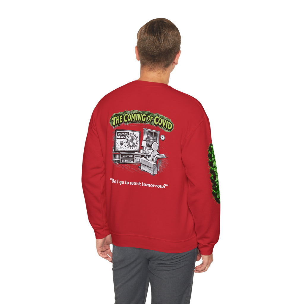 I Survived 2020 — Director's Cut S1:E2 "The Coming of COVID" | Pandemic Edition Unisex Heavy Blend™ Crewneck Sweatshirt