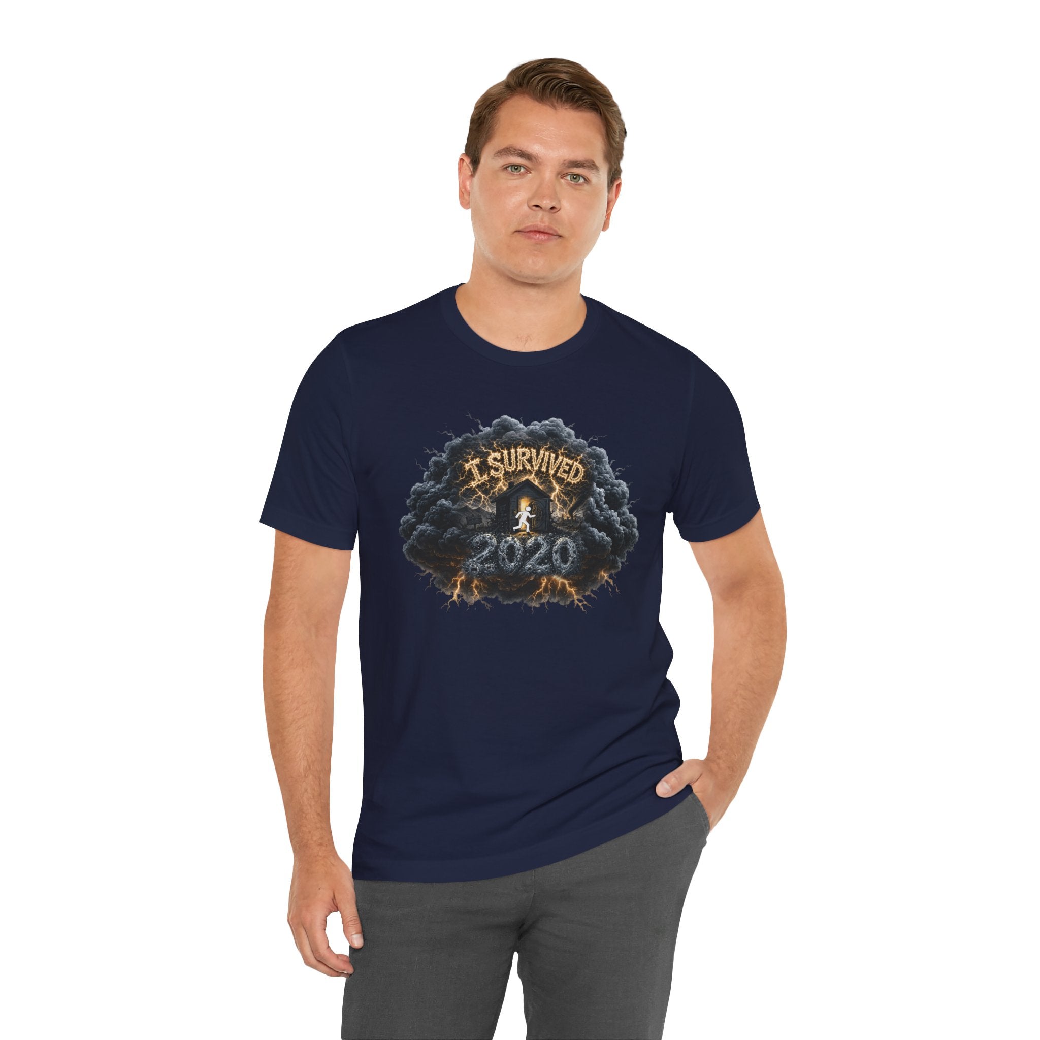 I Survived 2020 — Director's Cut Original Design Teaser Tee | Season 1 Premiere Drop Unisex Jersey Short Sleeve Tee