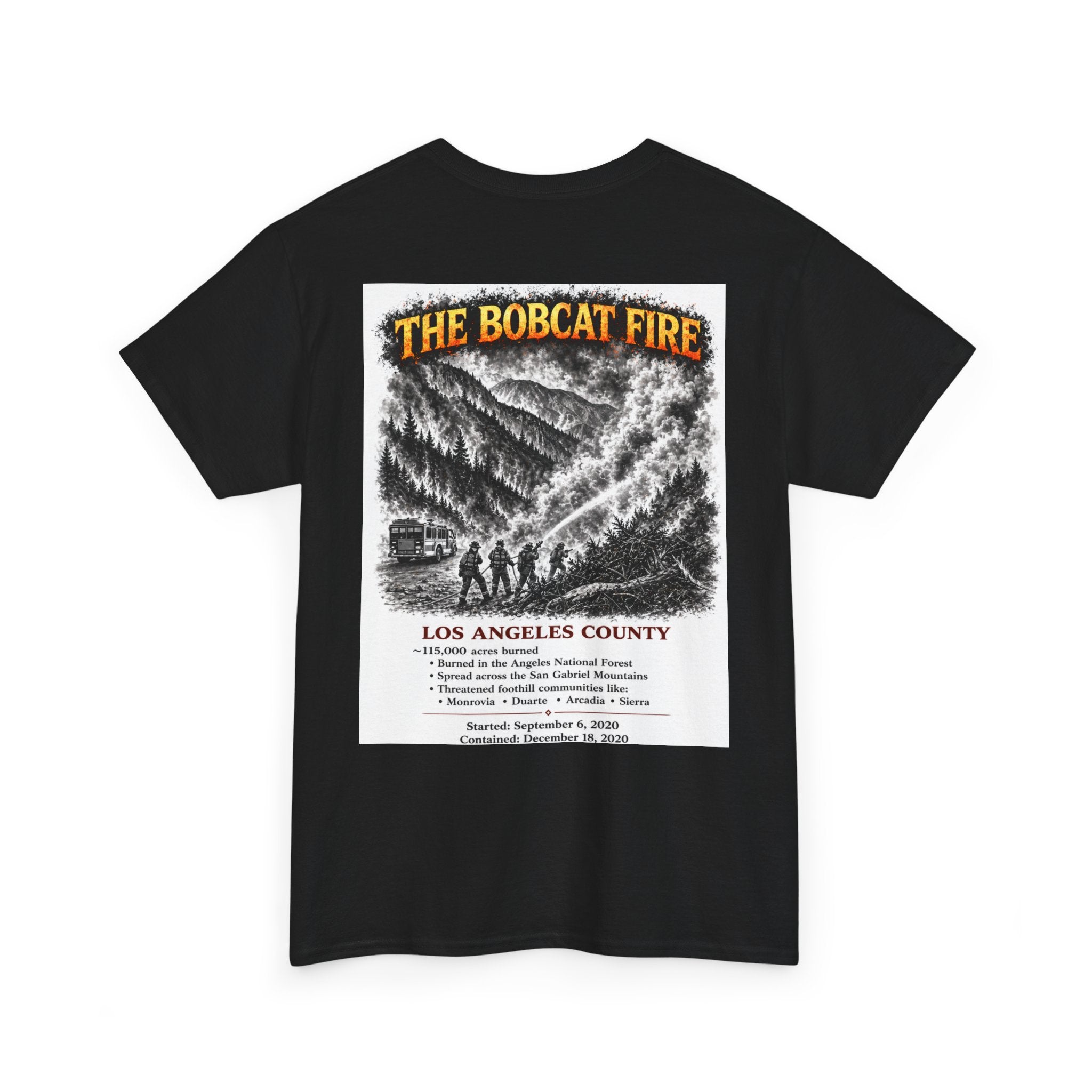 I Survived 2020 — S2:E2 "The Bobcat Fire" | Wildfire Edition Memorial Unisex Heavy Cotton Tee