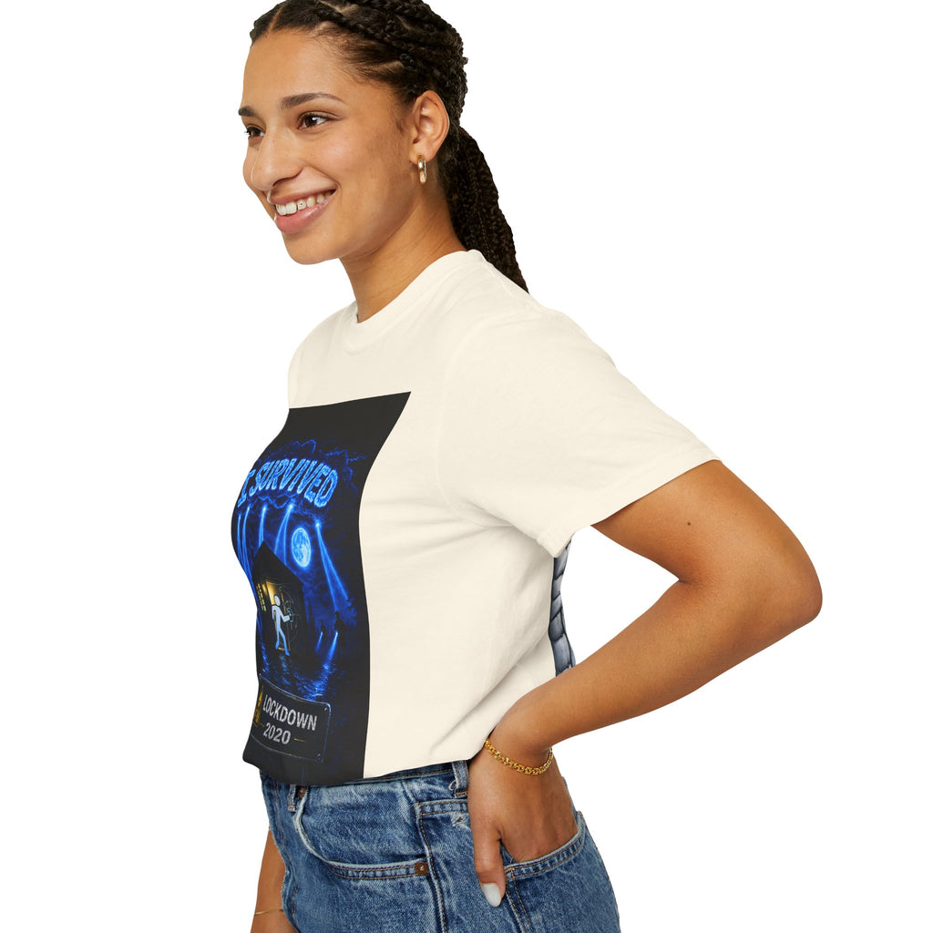 I Survived 2020 — LOCKDOWN S3:E1: "Quarantine" Unisex Garment-Dyed T-shirt