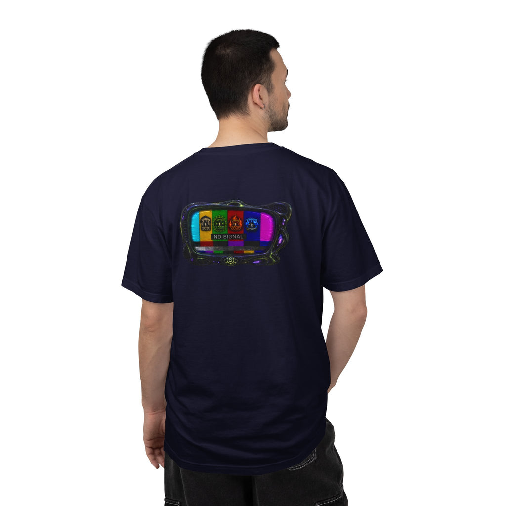 I Survived 2020 — "No Signal" Test Pattern Tee Alien Broadcast Finale Summer Premiere Unisex Garment-Dyed T-shirt