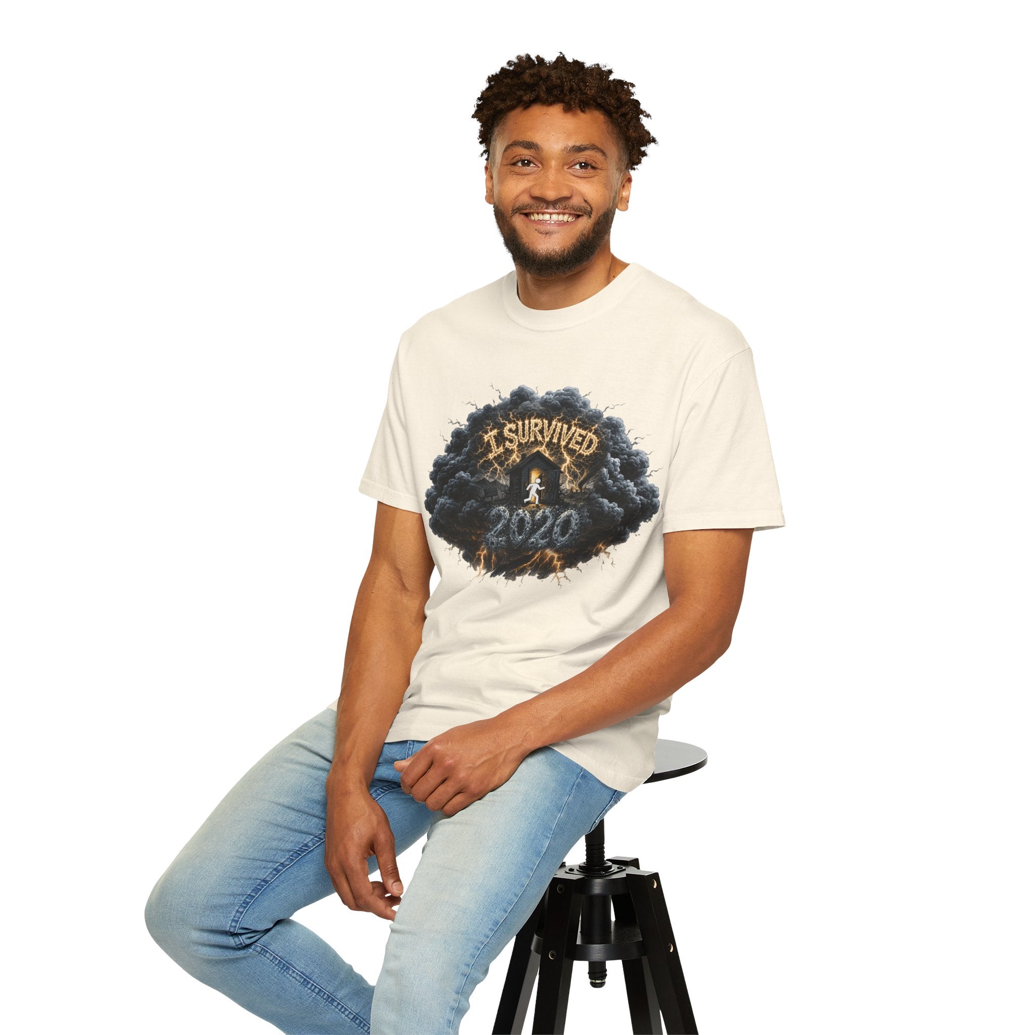 I Survived 2020 — Director's Cut Original Design Teaser Tee | Season 1 Premiere Drop Unisex Garment-Dyed T-shirt