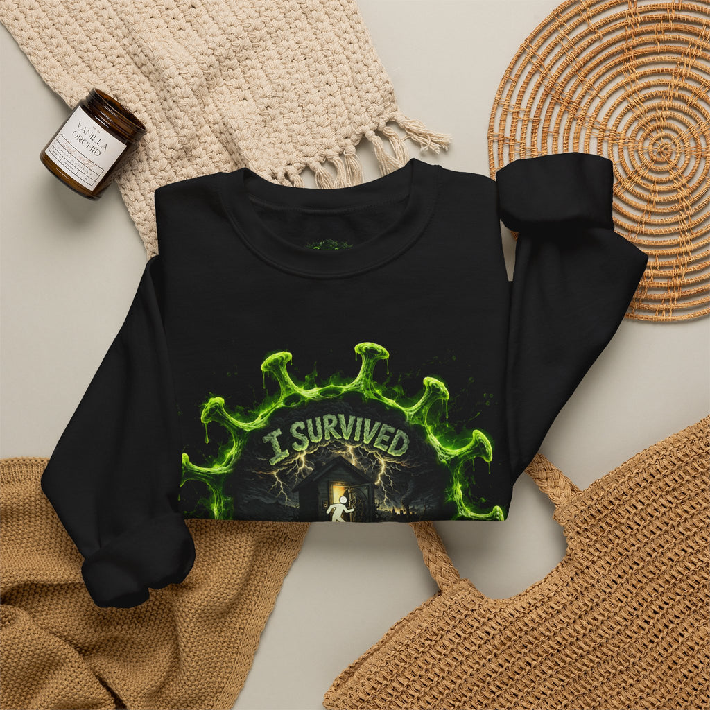 I Survived 2020 — Director's Cut S1:E3 "The Jab!" | Pandemic Edition Unisex Heavy Blend™ Crewneck Sweatshirt
