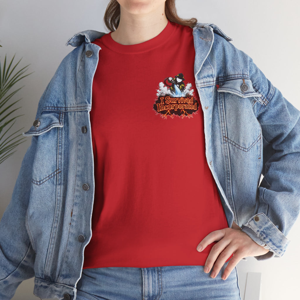 I Survived 2020 — "Please Stand By" Test Pattern Tee Wildfire Signal Edition Summer Premiere Unisex Heavy Cotton Tee