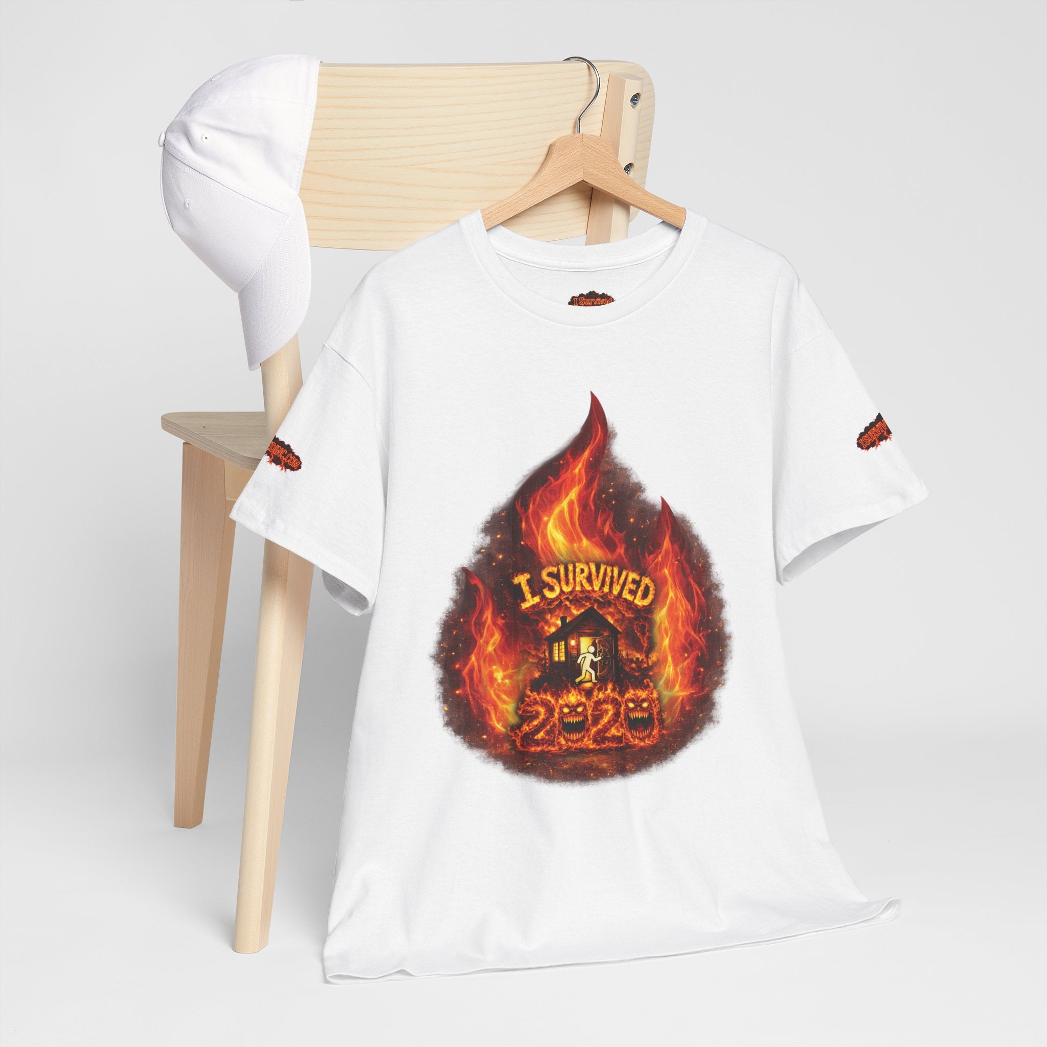 I Survived 2020 — Director's Cut S2:E3 "The California Wildfires" | Wildfire Edition Memorial Unisex Heavy Cotton Tee (SPECIAL EDITION)