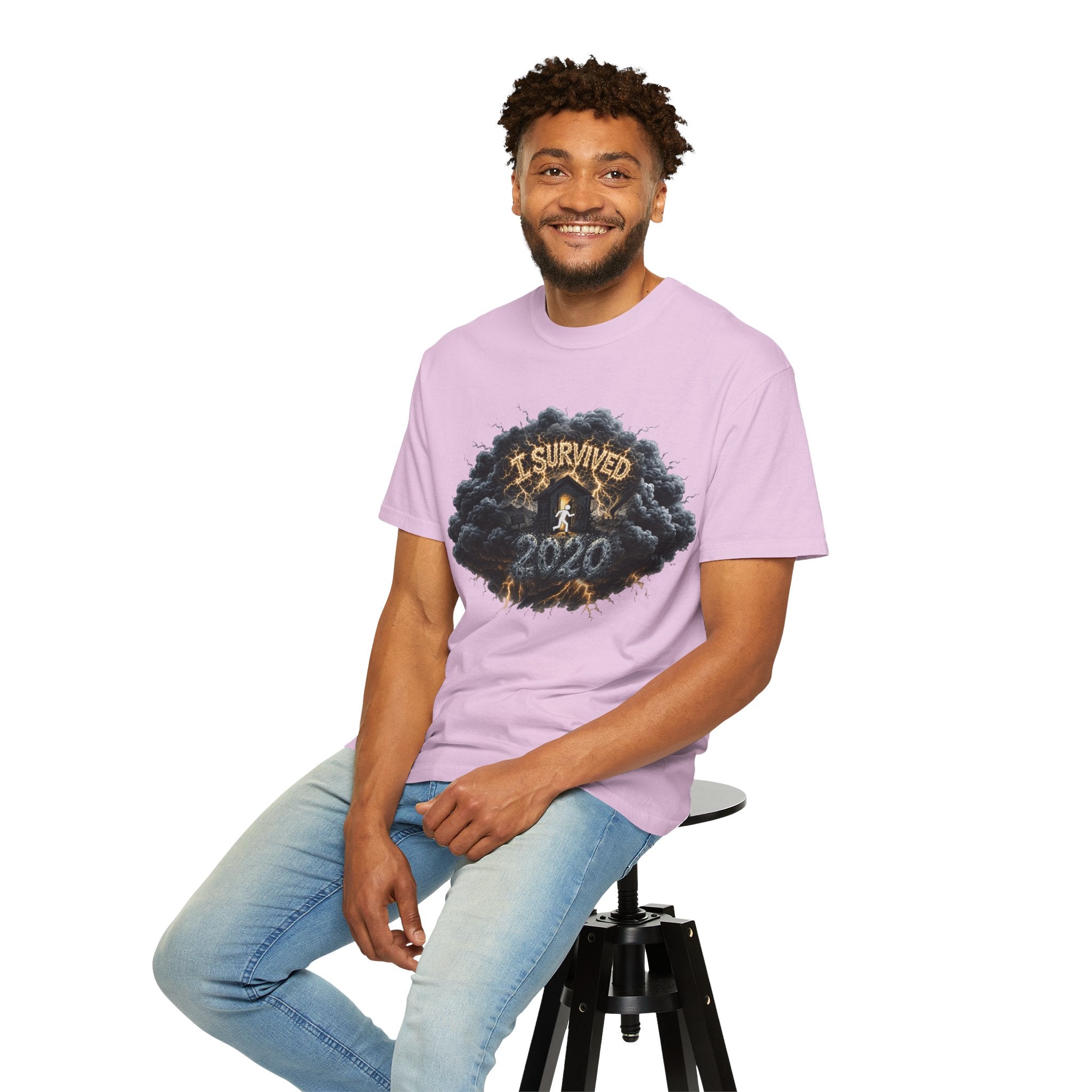 I Survived 2020 — Director's Cut Original Design Teaser Tee | Season 1 Premiere Drop Unisex Garment-Dyed T-shirt