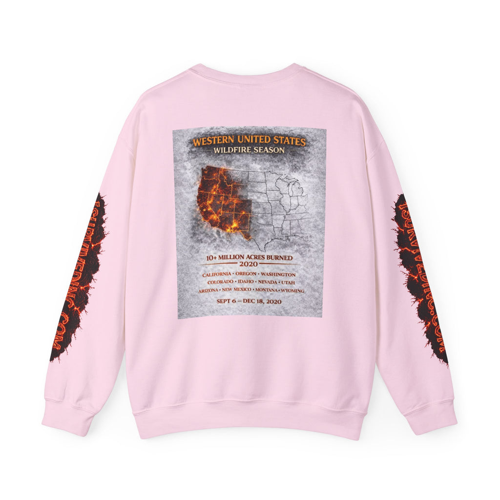 I Survived 2020 — S2:E4 "Western U.S. Wildfire Season" | Mid-Season Finale Pt. 1 | Wildfire Edition Memorial Unisex Heavy Blend™ Crewneck Sweatshirt