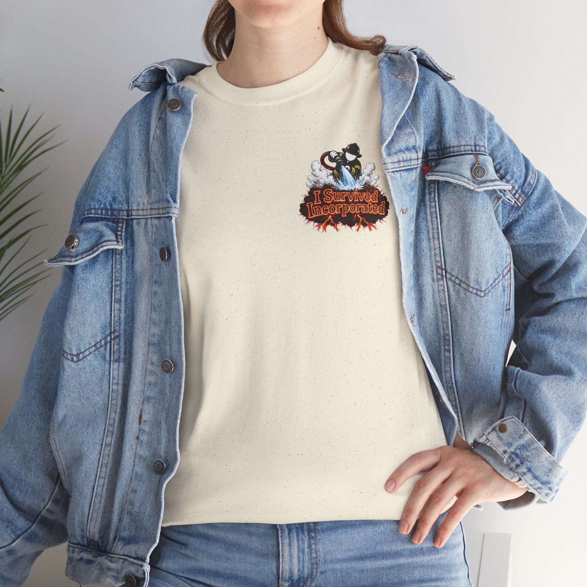 I Survived 2020 — "Please Stand By" Test Pattern Tee Wildfire Signal Edition Summer Premiere Unisex Heavy Cotton Tee