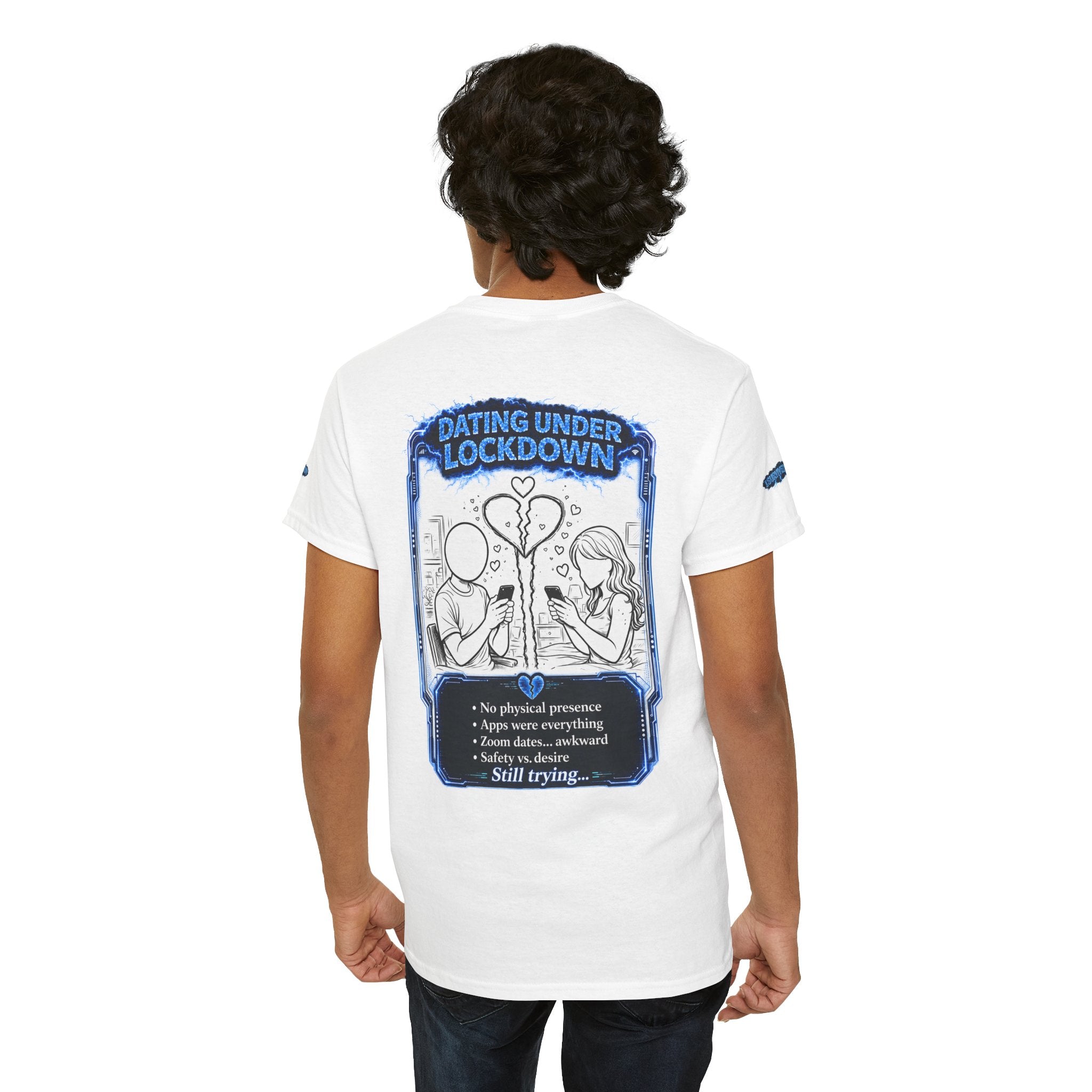 I Survived 2020 — LOCKDOWN S3:E2: Director's Cut Special Edition "Dating Under Lockdown" Unisex Heavy Cotton Tee