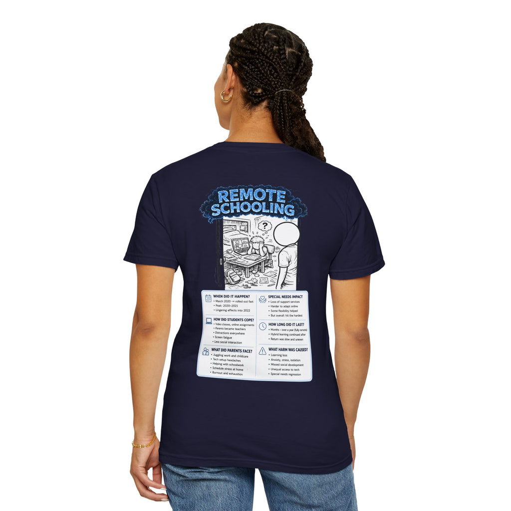 I Survived 2020 — Director's Cut S3:E3 "Remote Schooling" | Lockdown Edition Documentary Unisex Garment-Dyed T-shirt