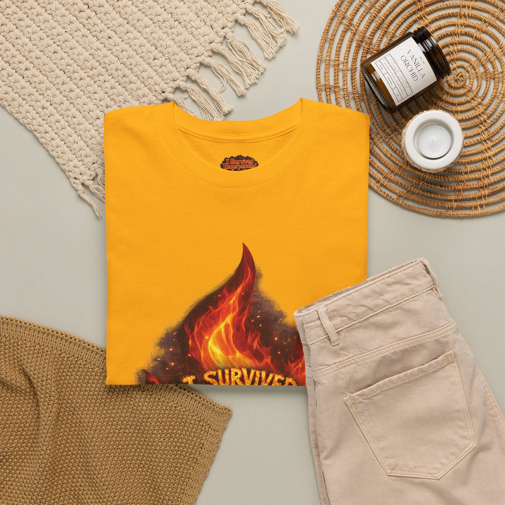 I Survived 2020 — Director's Cut S2:E1 "Berry Creek" | Wildfire Edition Memorial Unisex Heavy Cotton Tee