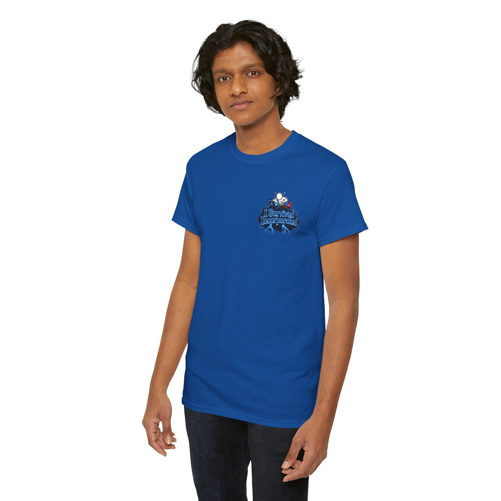 I Survived 2020 — "Please Stand By" Test Pattern Tee Lockdown Surveillance Edition Summer Exclusive Unisex Heavy Cotton Tee