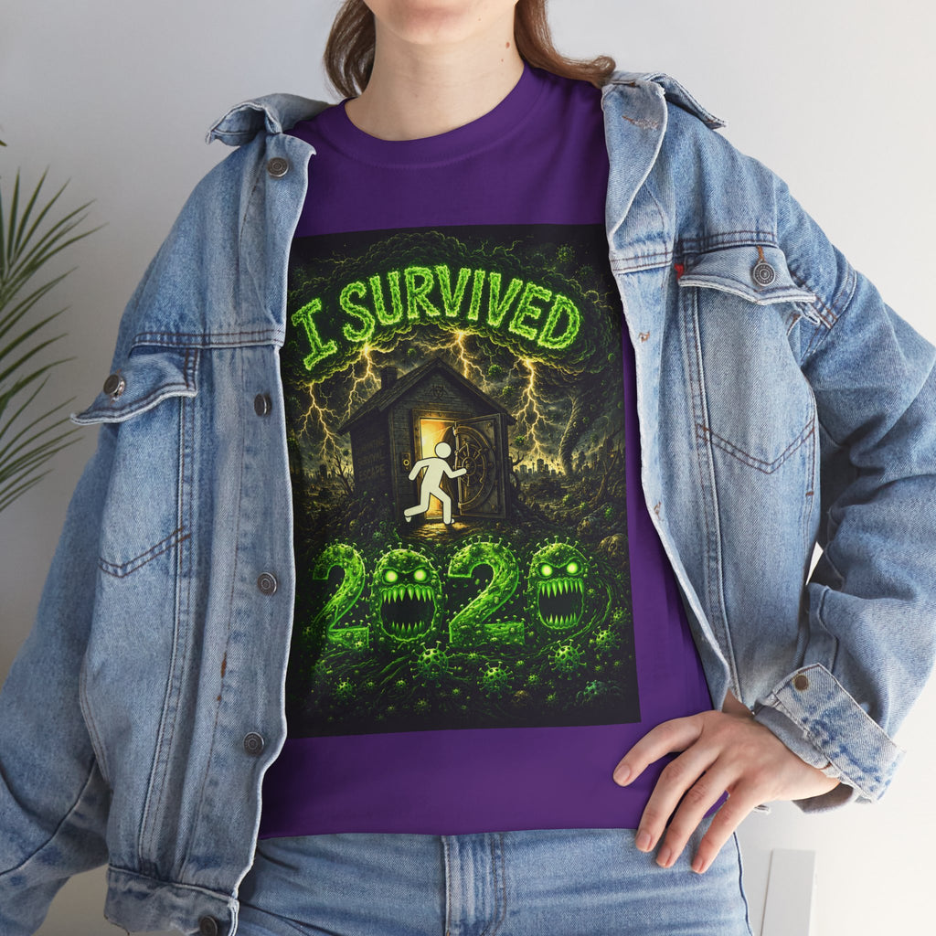 I Survived 2020 — S1:E1 "COVID-19: The Coronavirus" | Pandemic Edition Unisex Heavy Cotton Tee (SPECIAL EDITION)
