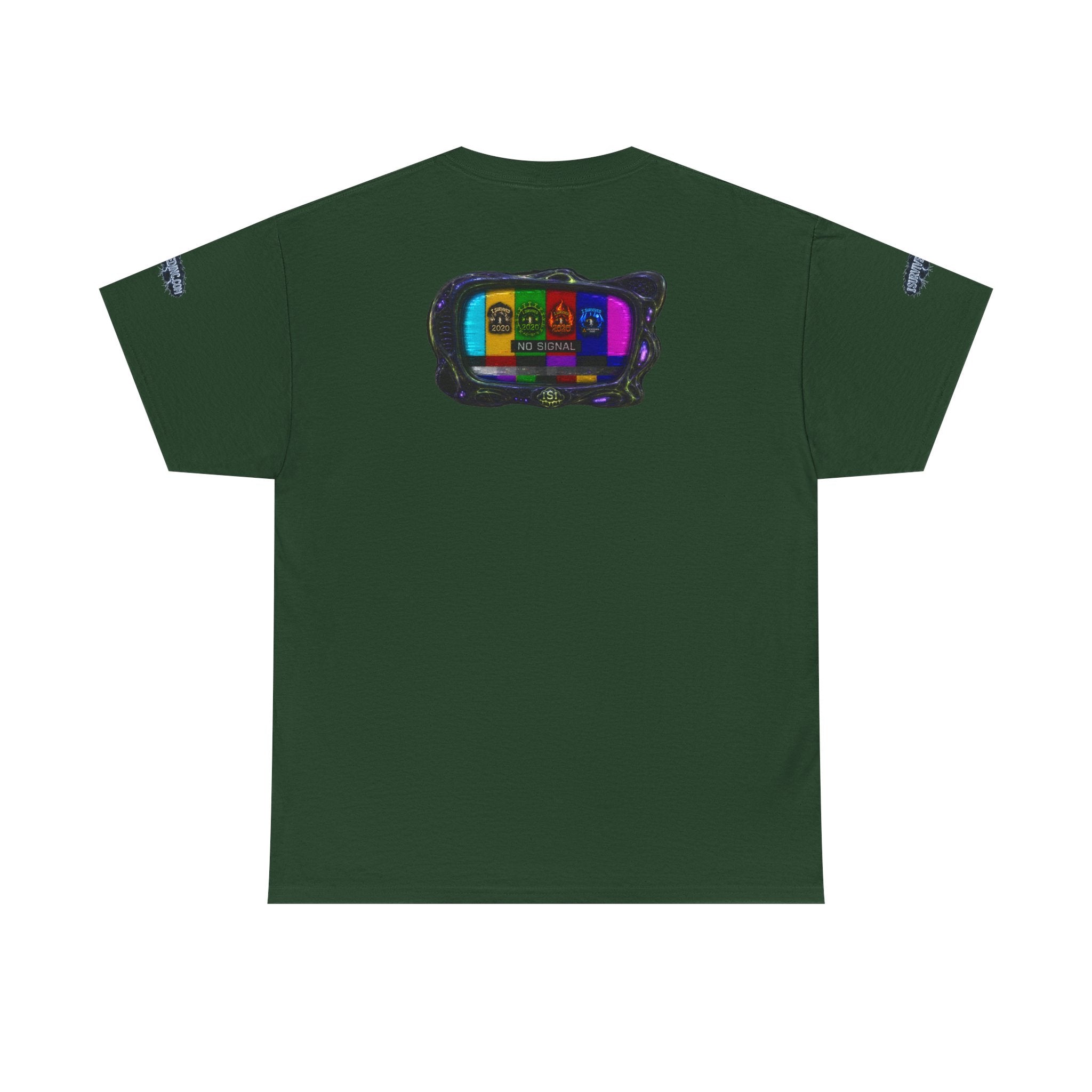 I Survived 2020 — "No Signal" Test Pattern Tee Alien Broadcast Finale Special Edition Summer Premiere Unisex Heavy Cotton Tee
