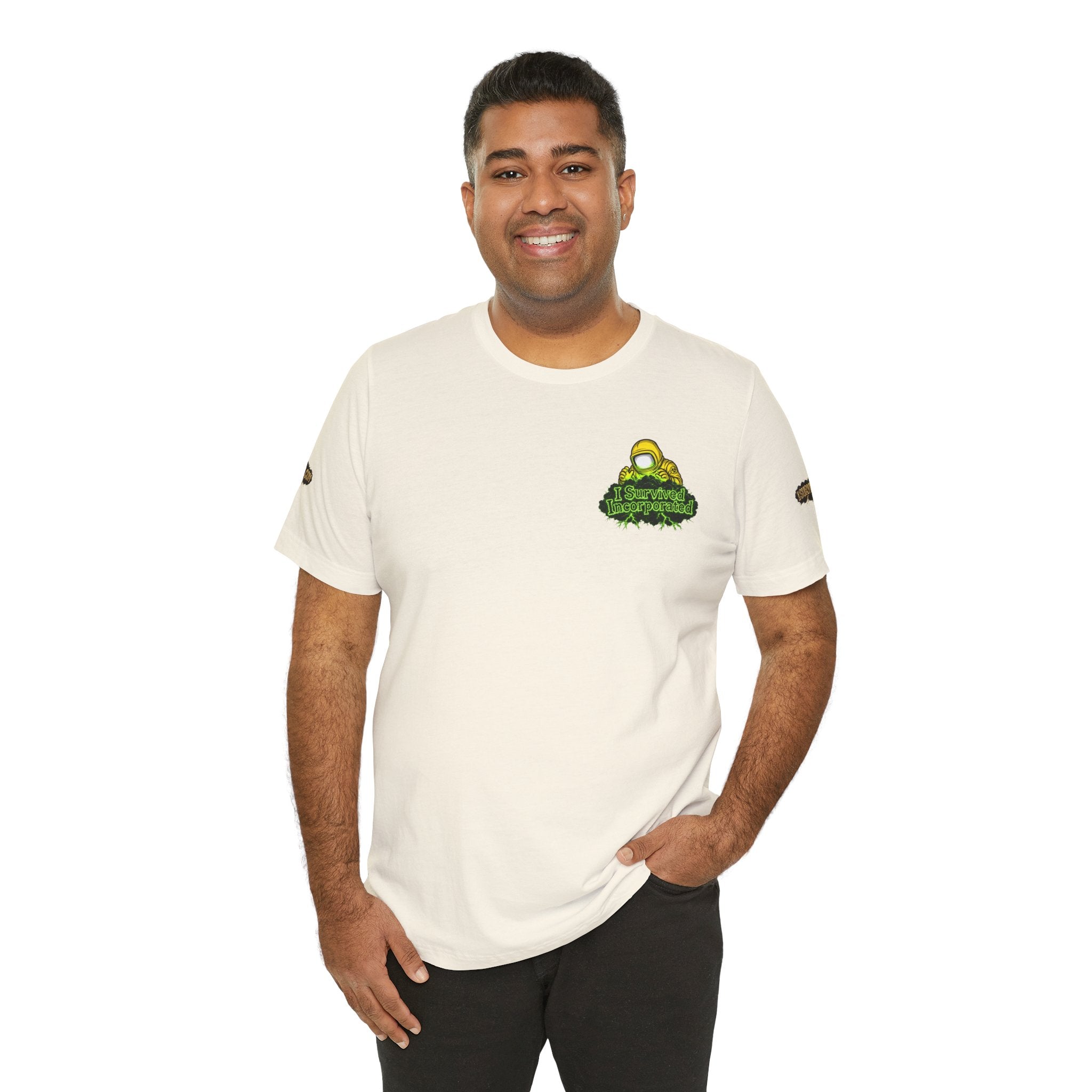 I Survived 2020 — "Please Stand By" Test Pattern Toxic Signal Tee Special Edition Summer Premiere Unisex Jersey Short Sleeve Tee
