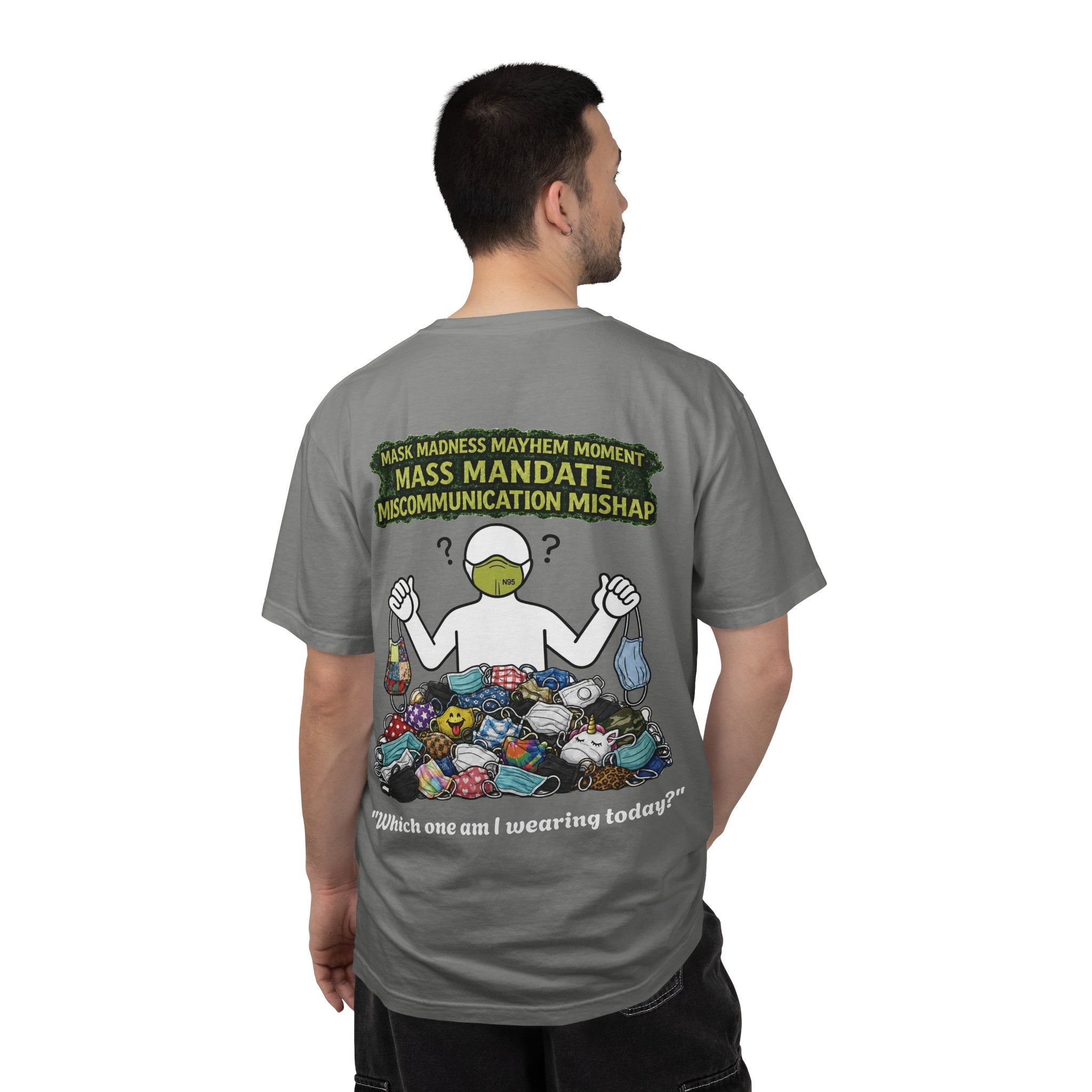 I Survived 2020 — Director's Cut S1:E4 "Mask Madness Mayhem Moment" | Pandemic Edition Unisex Garment-Dyed T-shirt