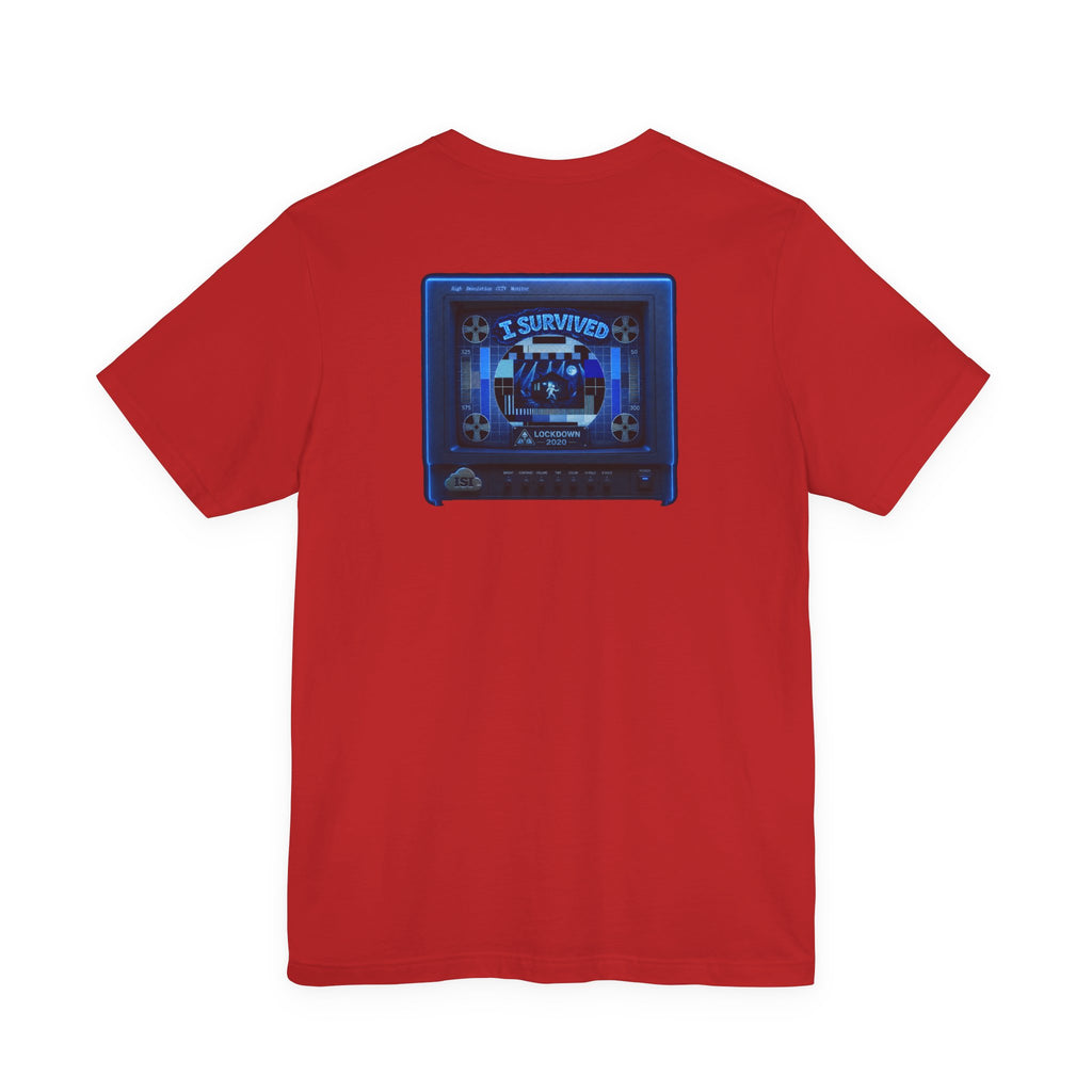 I Survived 2020 — "Please Stand By" Test Pattern Tee Lockdown Summer Exclusive Unisex Jersey Short Sleeve Tee