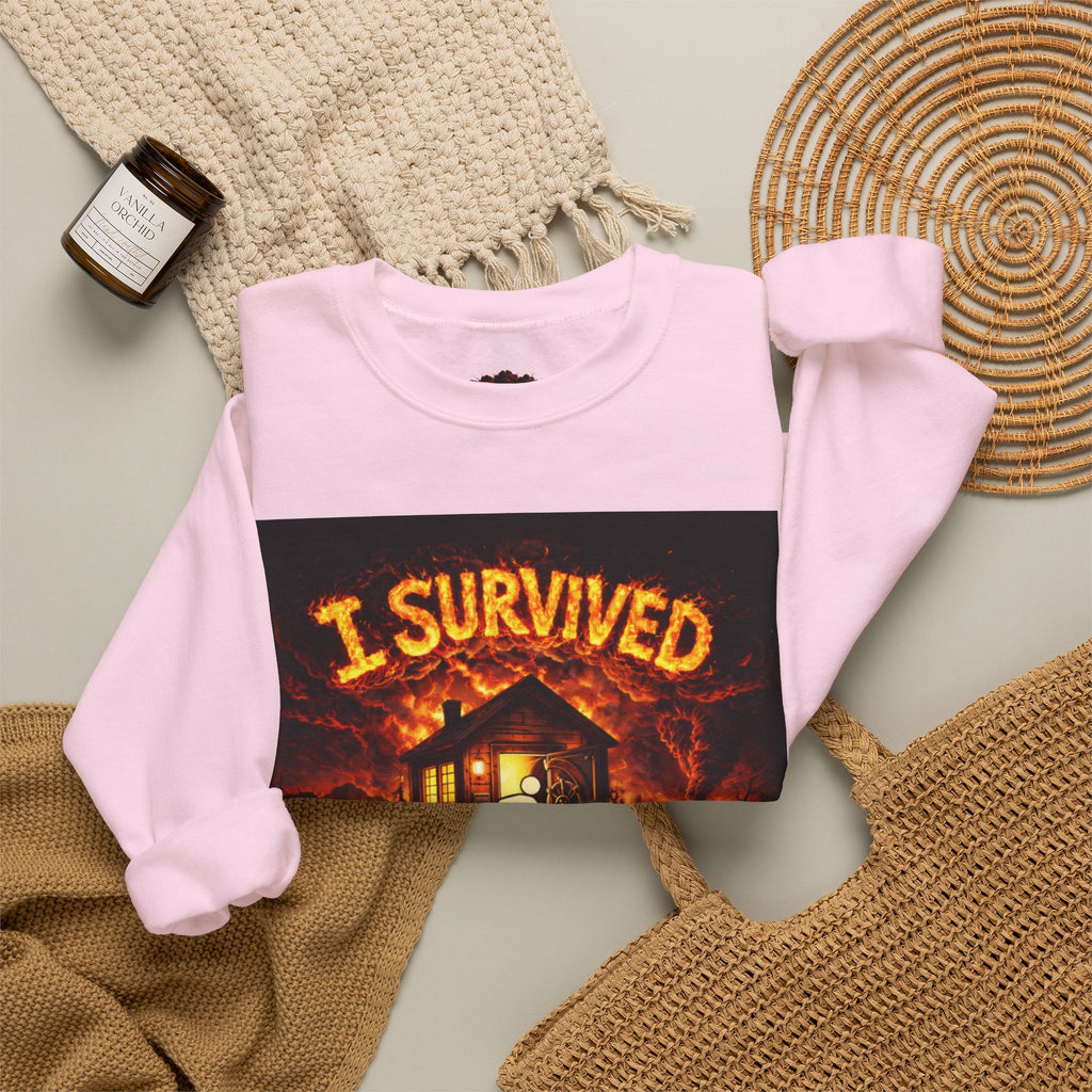 I Survived 2020 — WILDFIRES S2:E4: "Western U.S." Memorial Unisex Heavy Blend™ Crewneck Sweatshirt