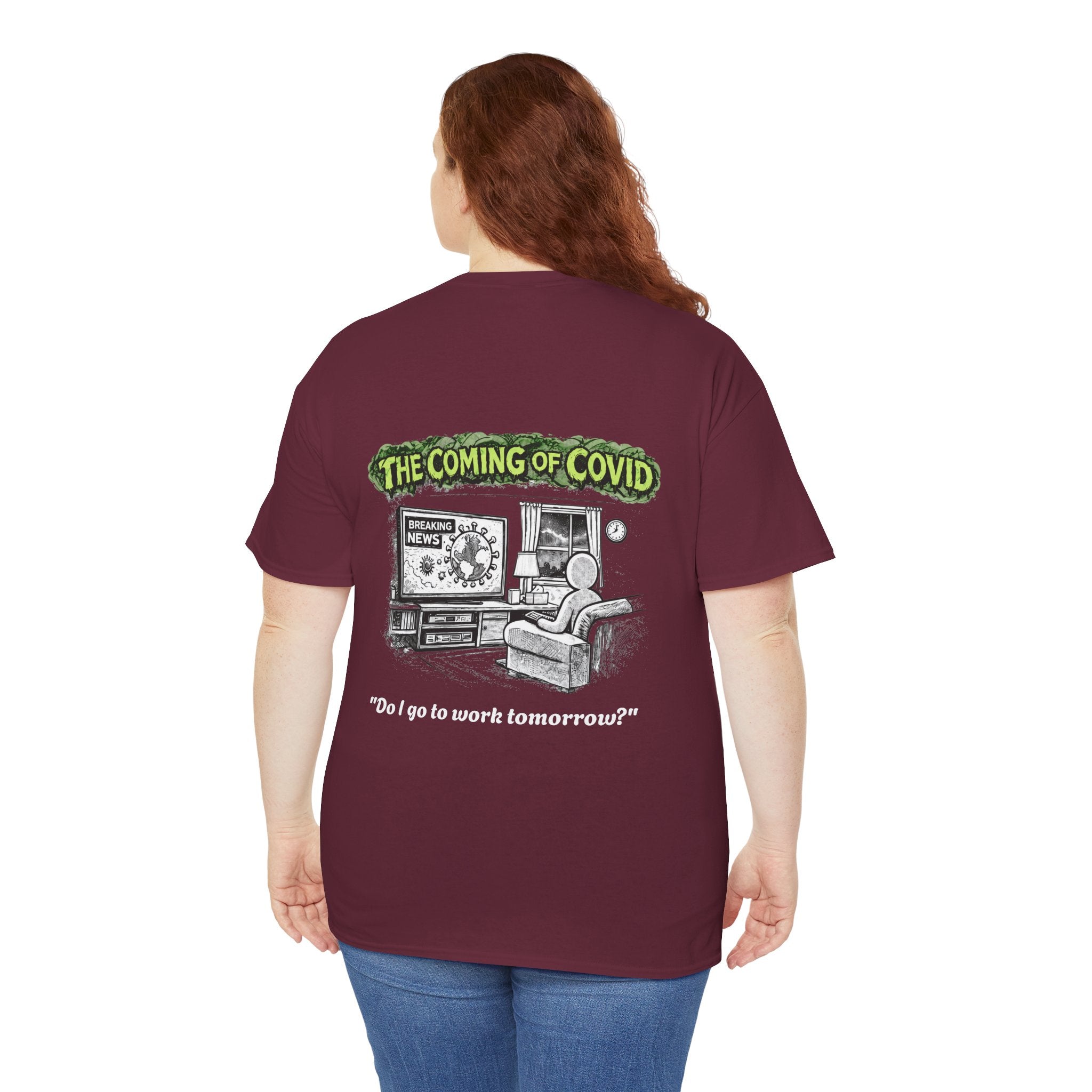 I Survived 2020 — S1:E2 "The Coming of COVID" | Pandemic Edition Unisex Heavy Cotton Tee