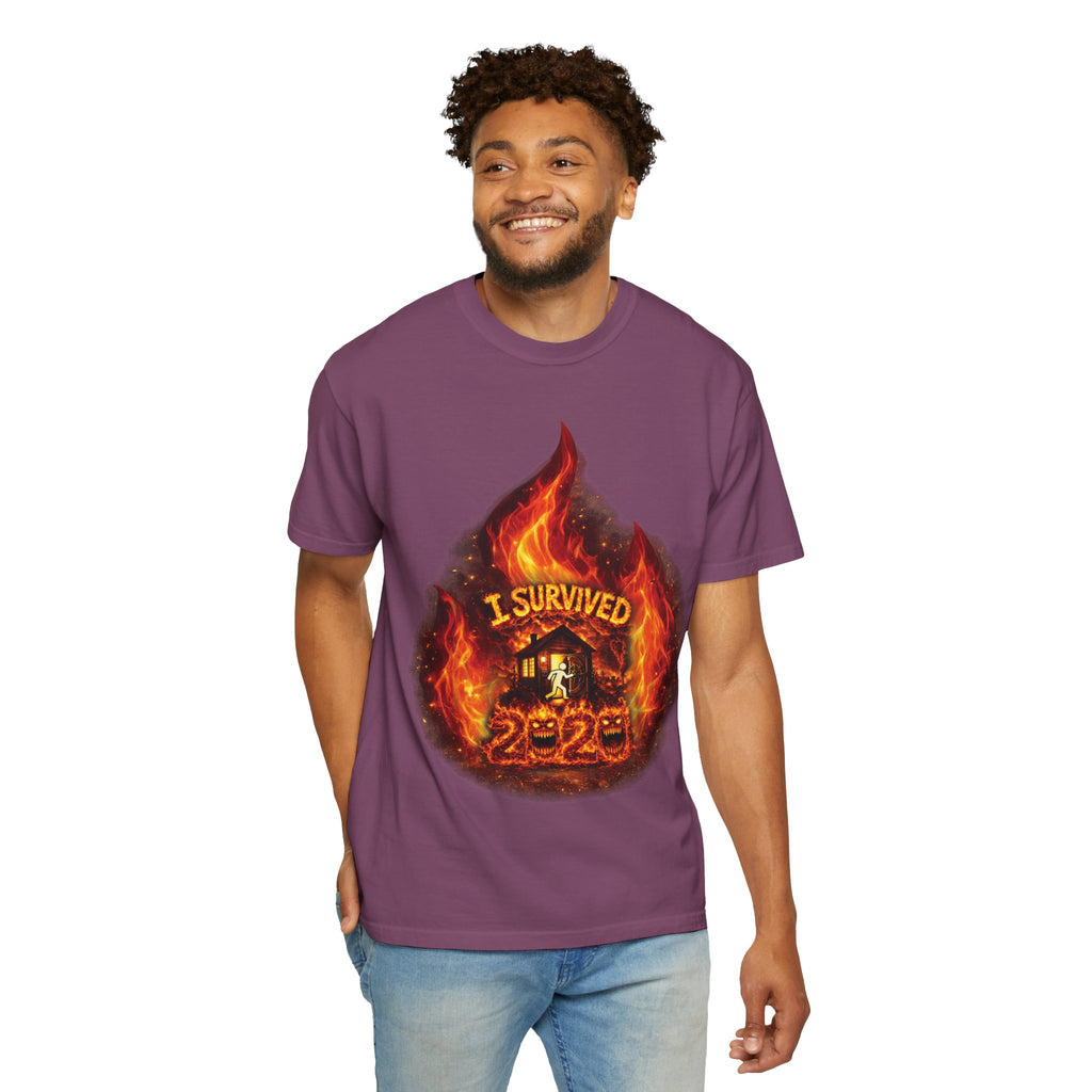 I Survived 2020 — Director's Cut S2:E4 "Western U.S. Wildfire Season" | Mid-Season Finale Pt. 1 | Wildfire Edition Memorial Unisex Garment-Dyed T-shirt