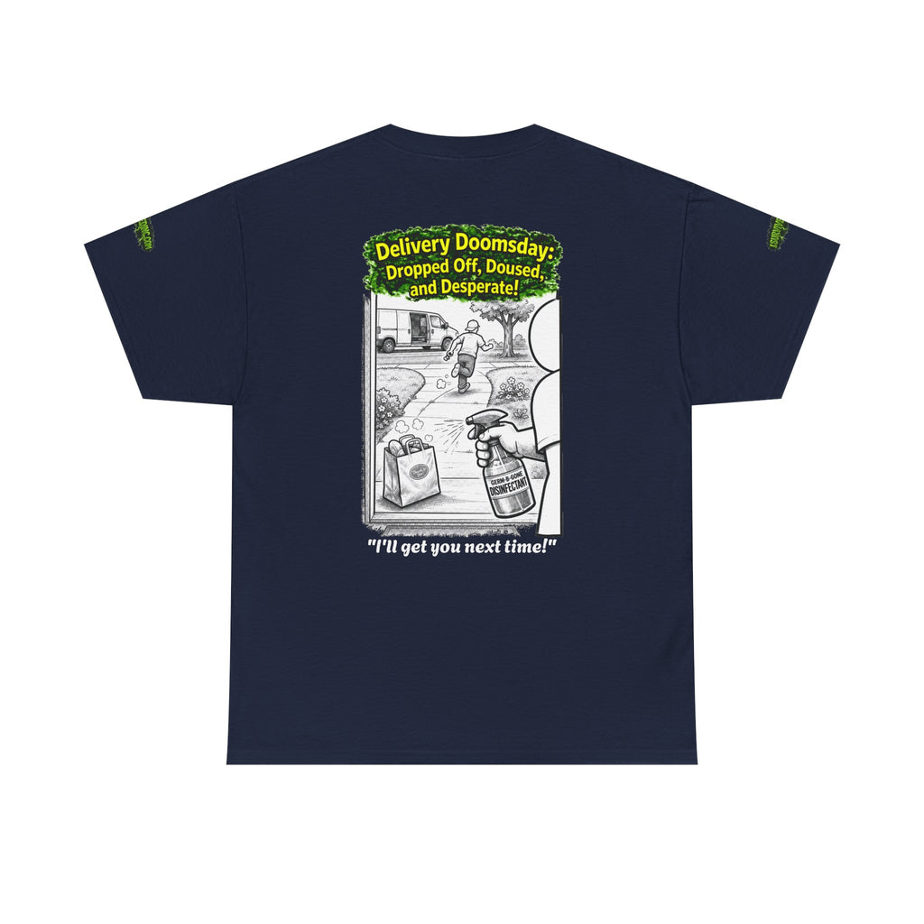 Sobreviví al 2020 — T1:E5 "El día del juicio final de las entregas" | Camiseta unisex de algodón pesado (Edición Pandemia) (EDICIÓN ESPECIAL)