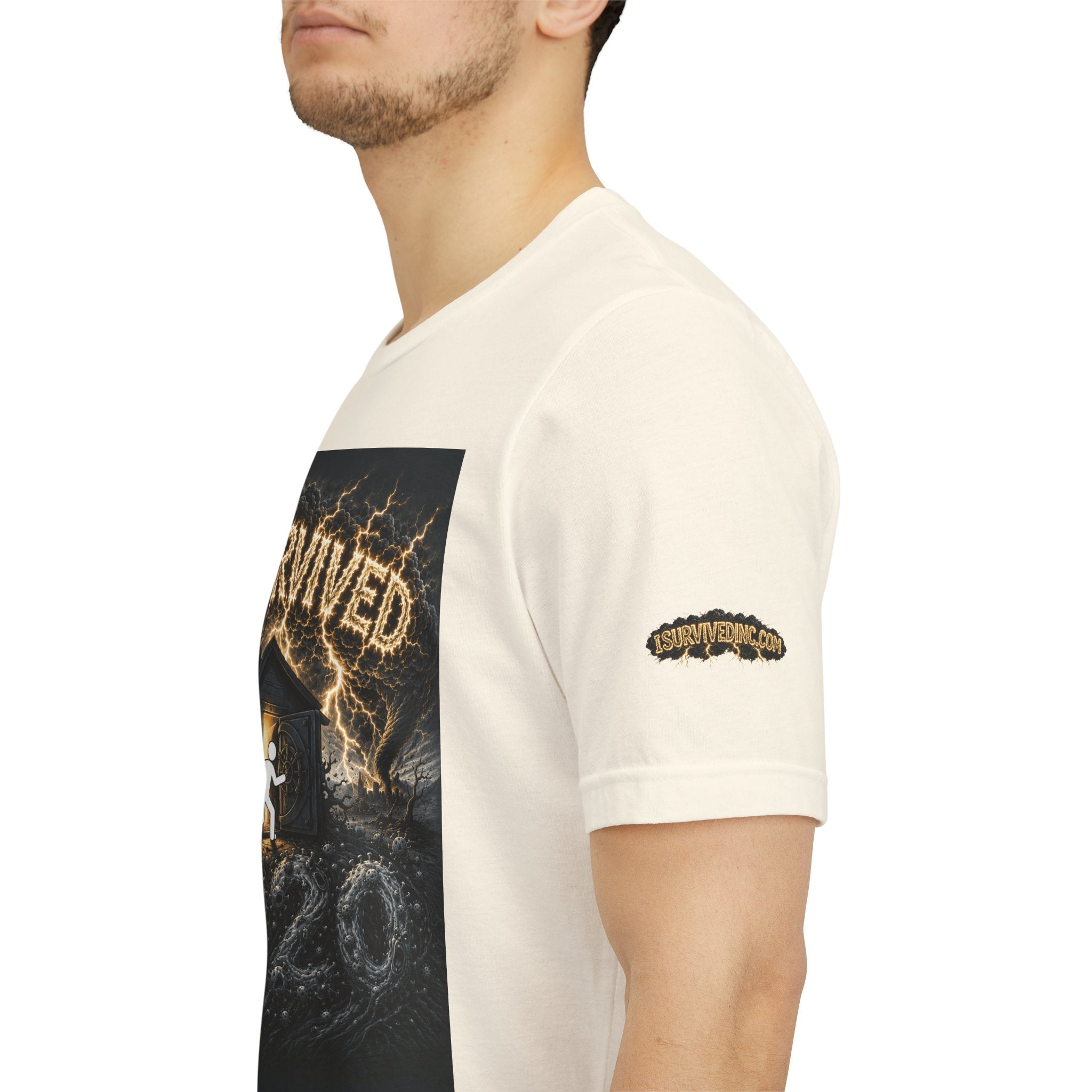 I Survived 2020 — Original Design Teaser Tee | Season 1 Premiere Drop Unisex Jersey Short Sleeve Tee