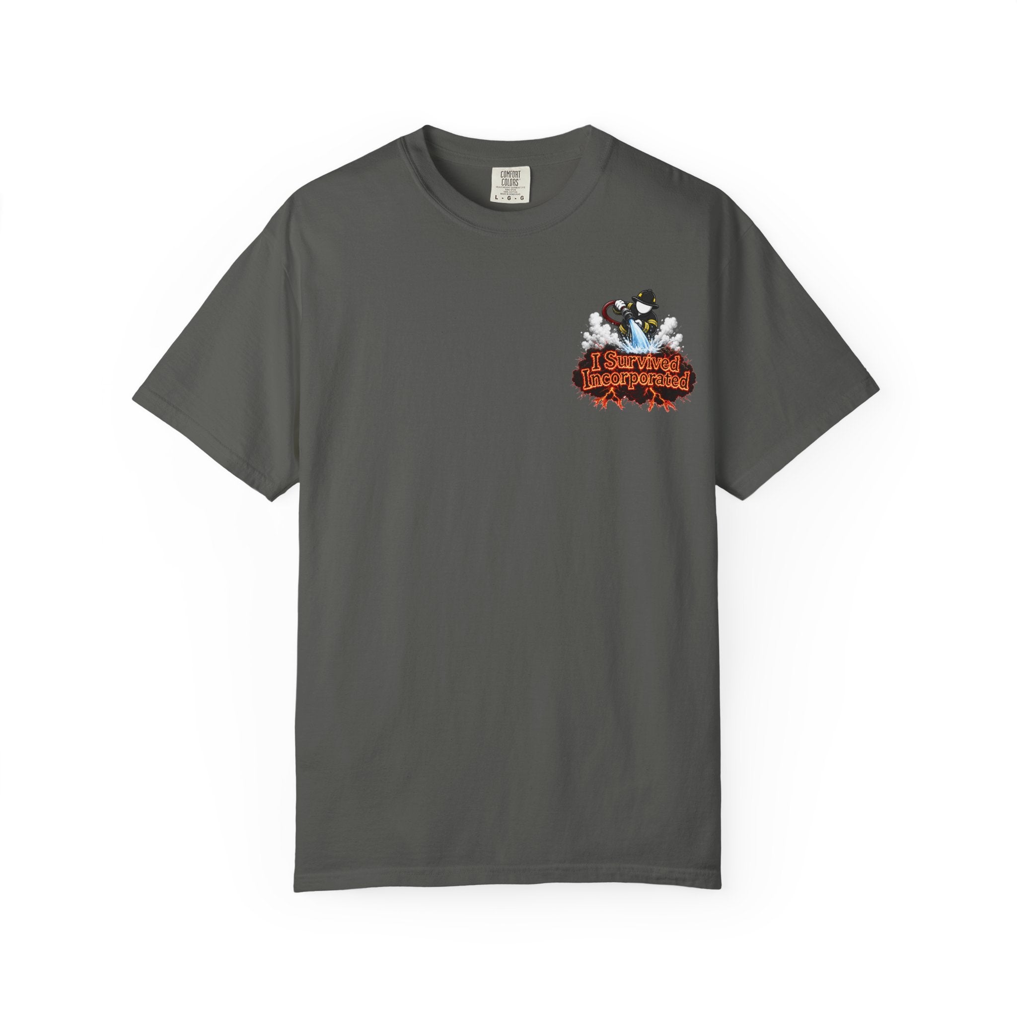 I Survived 2020 — "Please Stand By" Test Pattern Tee Wildfire Signal Edition Summer Premiere Unisex Garment-Dyed T-shirt