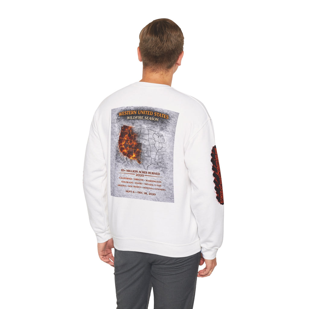 I Survived 2020 — Director's Cut S2:E4 "Western U.S. Wildfire Season" | Mid-Season Finale Pt. 1 | Wildfire Edition Memorial Unisex Heavy Blend™ Crewneck Sweatshirt