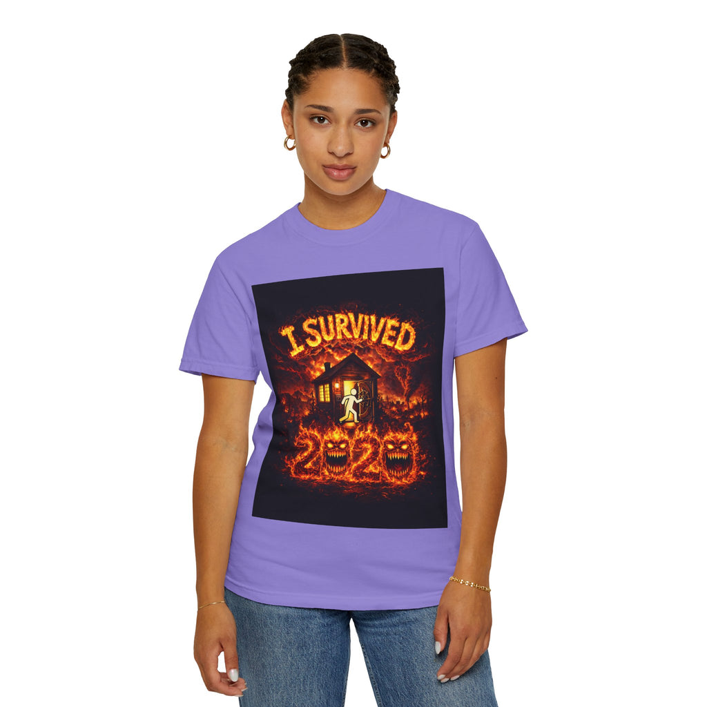 I Survived 2020 — S2:E2 "The Bobcat Fire" | Wildfire Edition Memorial Unisex Garment-Dyed T-shirt