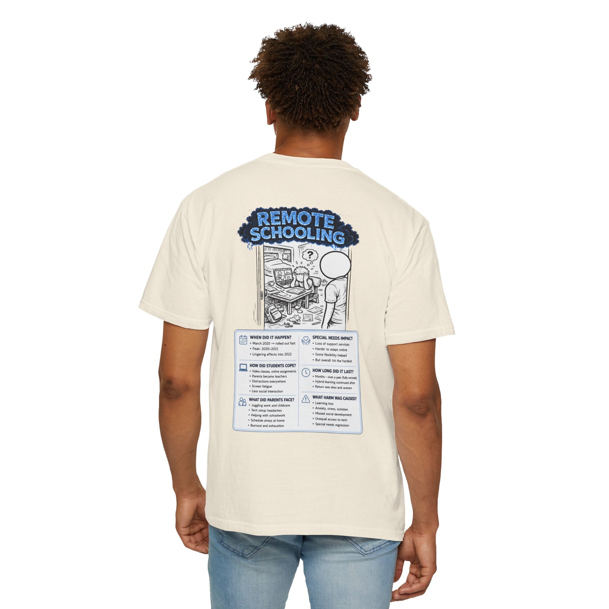 I Survived 2020 — Director's Cut S3:E3 "Remote Schooling" | Lockdown Edition Documentary Unisex Garment-Dyed T-shirt