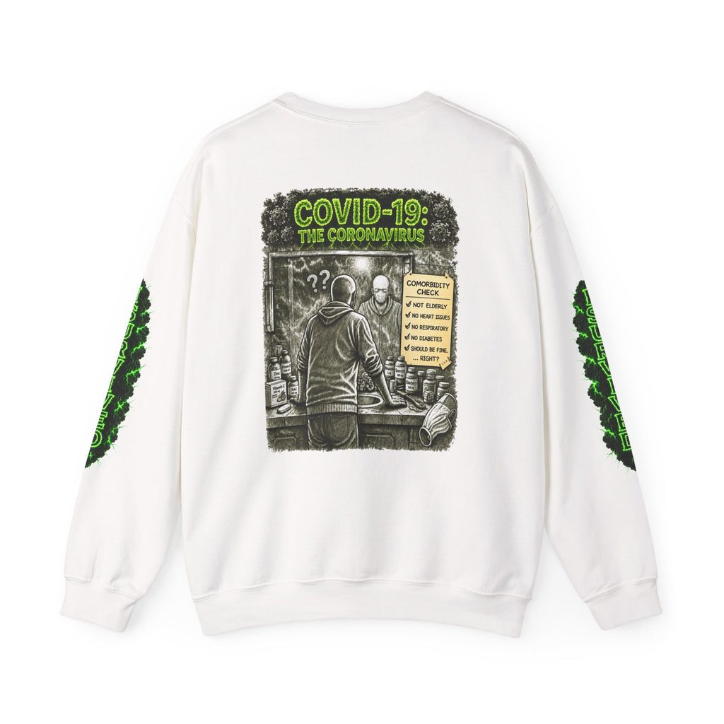 I Survived 2020 — PANDEMIC S1:E1: Director's Cut "COVID-19: The Coronavirus" Unisex Heavy Blend™ Crewneck Sweatshirt