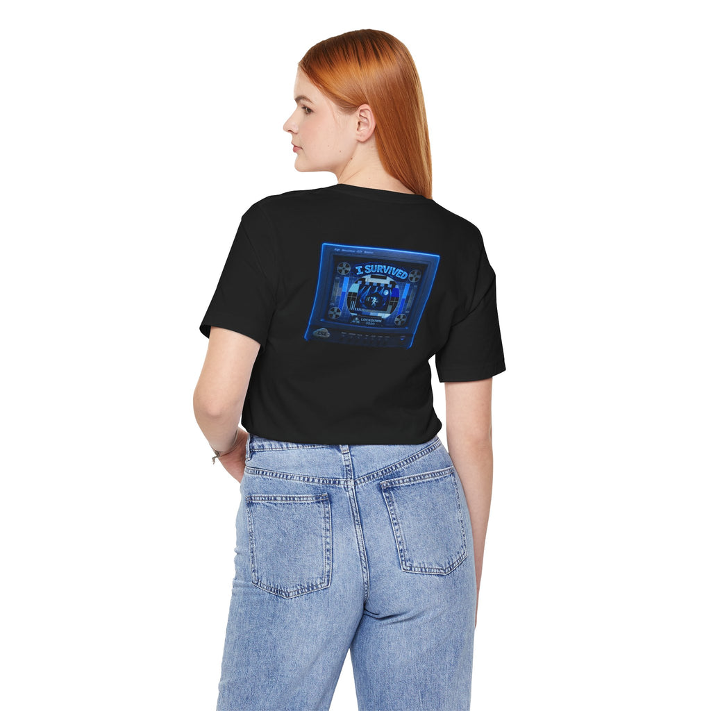 I Survived 2020 — "Please Stand By" Test Pattern Tee Lockdown Summer Exclusive Unisex Jersey Short Sleeve Tee