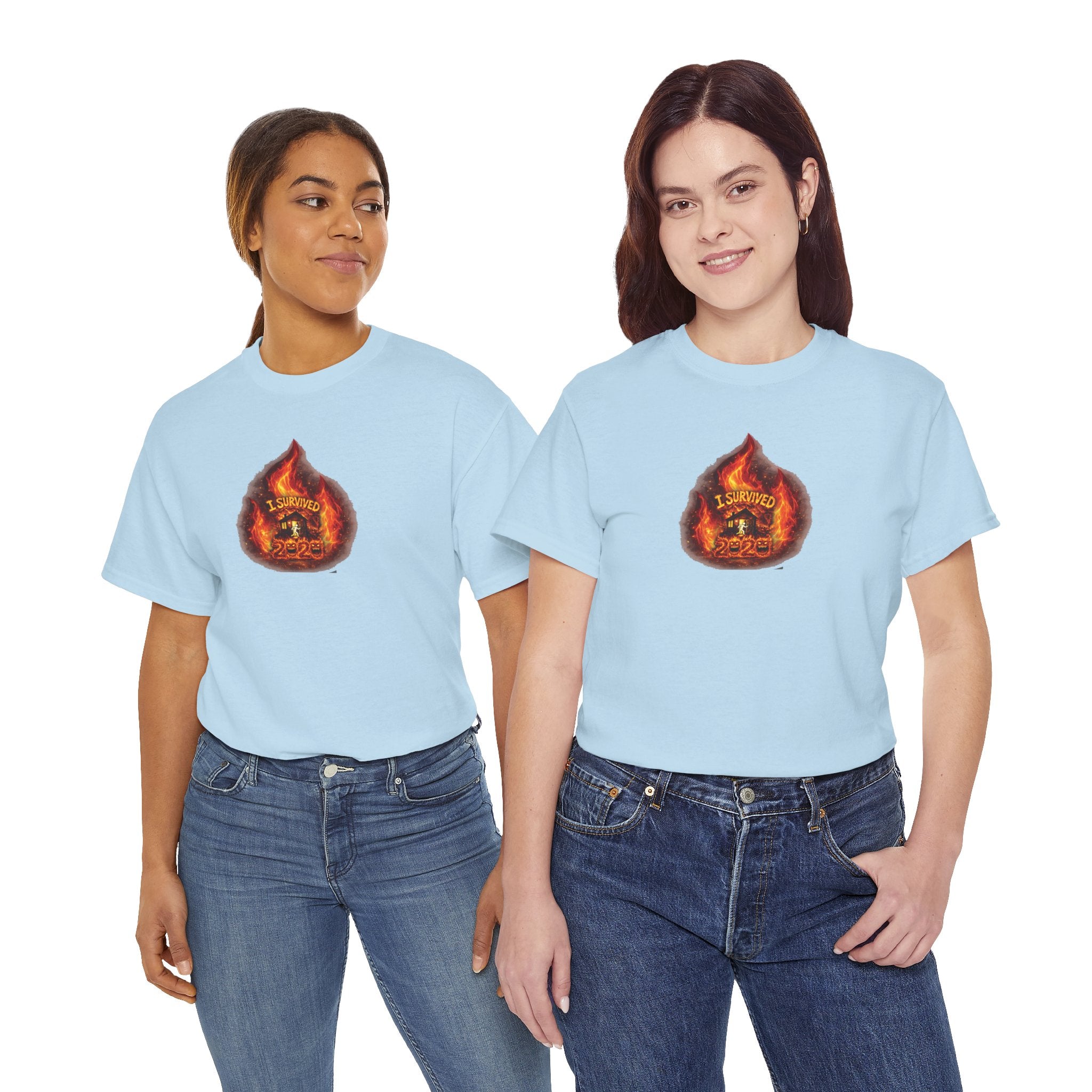 I Survived 2020 — WILDFIRES S2:E1: Director's Cut "Berry Creek" Memorial Unisex Heavy Cotton Tee