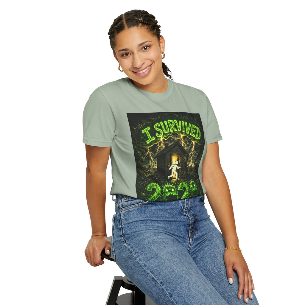 I Survived 2020 — S1:E3 "The Jab!" | Pandemic Edition Unisex Garment-Dyed T-shirt