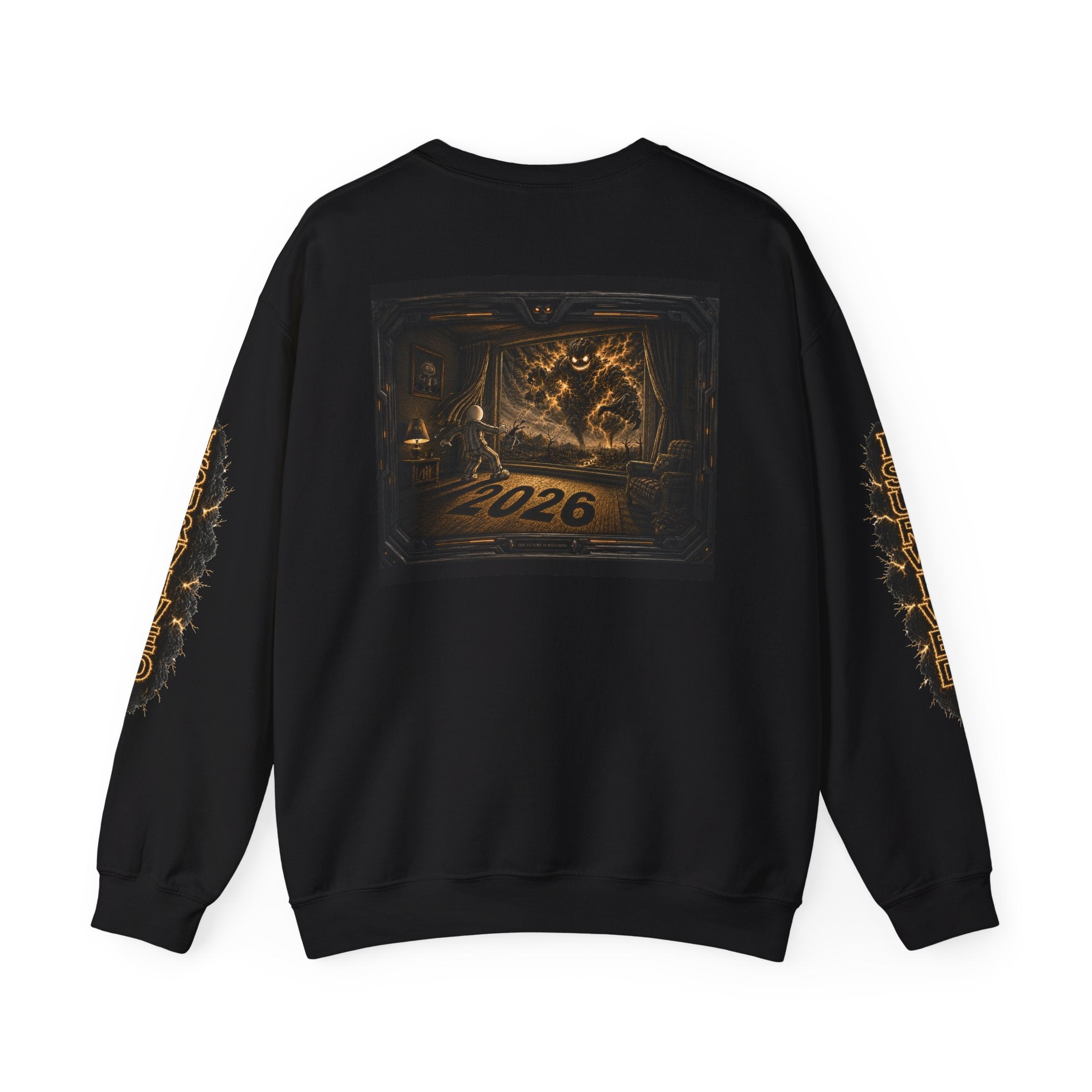 I Survived 2020 — Director's Cut Original Design Teaser Tee | Season 1 Premiere Drop Unisex Heavy Blend™ Crewneck Sweatshirt (SPECIAL EDITION)