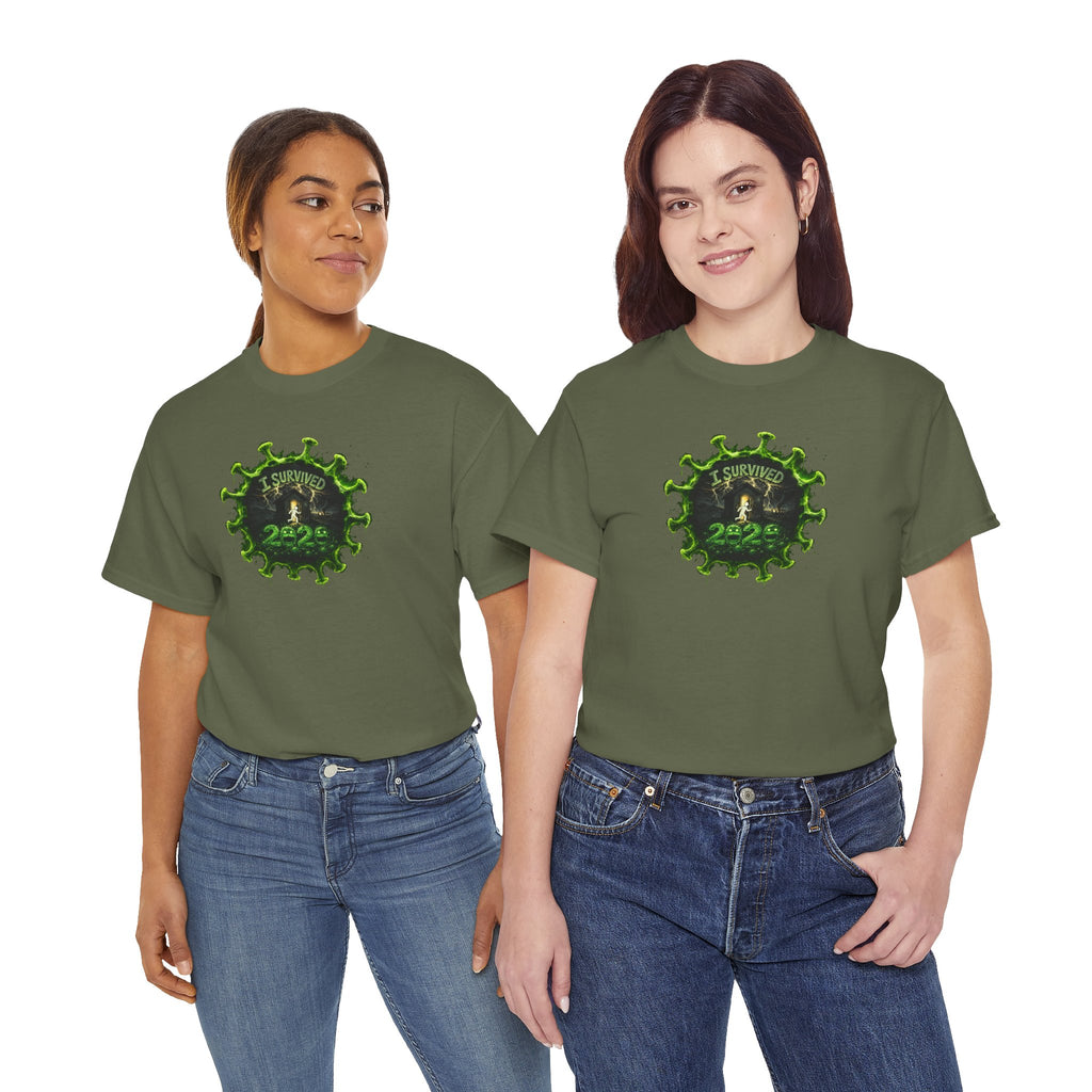I Survived 2020 — PANDEMIC S1:E1: Director's Cut "COVID-19: The Coronavirus" Unisex Heavy Cotton Tee