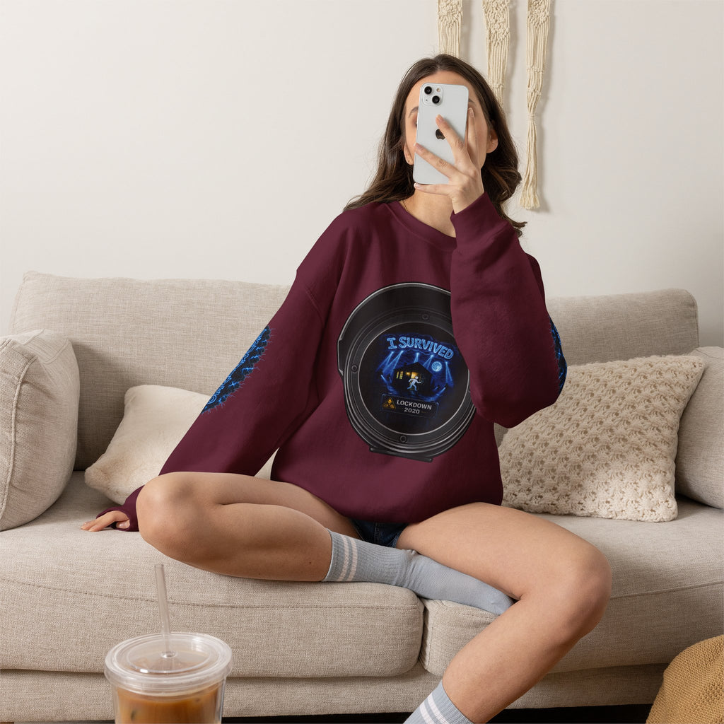 I Survived 2020 — Director's Cut S3:E1 "Quarantine" | Lockdown Edition Documentary Unisex Heavy Blend™ Crewneck Sweatshirt