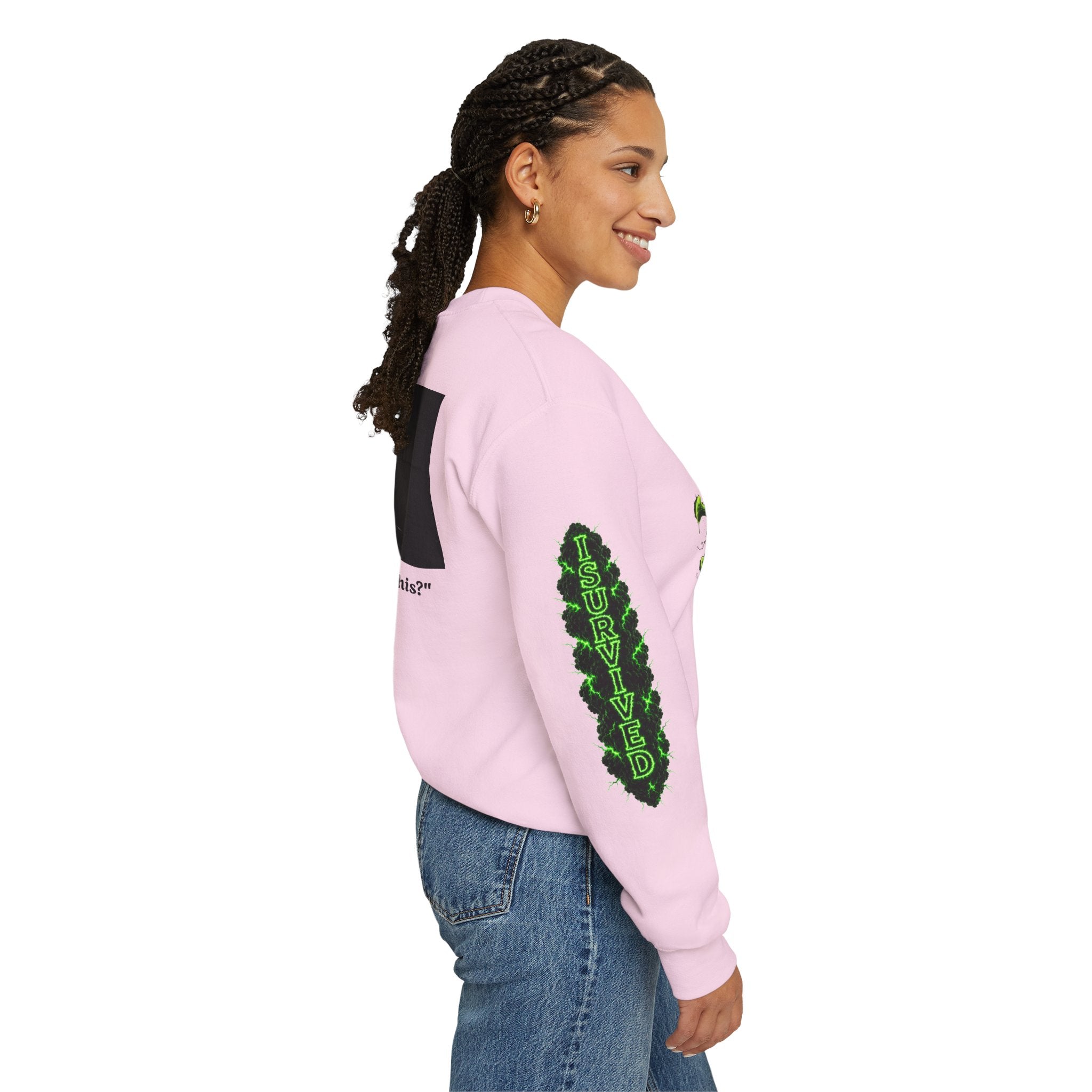 I Survived 2020 — Director's Cut S1:E3 "The Jab!" | Pandemic Edition Unisex Heavy Blend™ Crewneck Sweatshirt