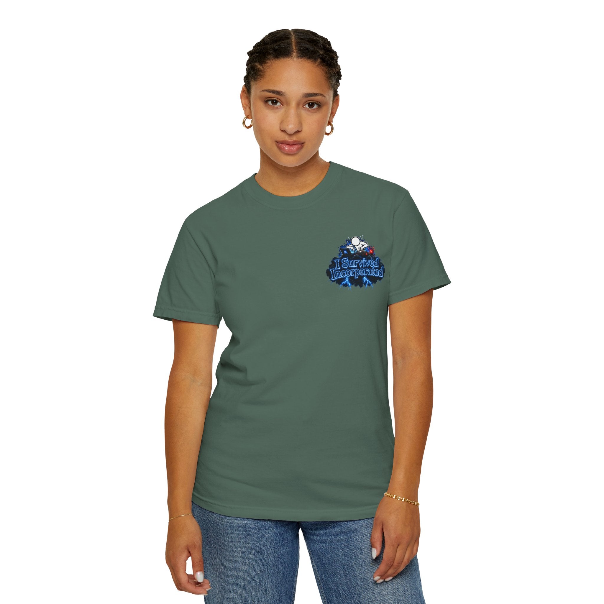 I Survived 2020 — "Please Stand By" Test Pattern Tee Lockdown Special Edition Summer Exclusive Unisex Garment-Dyed T-shirt