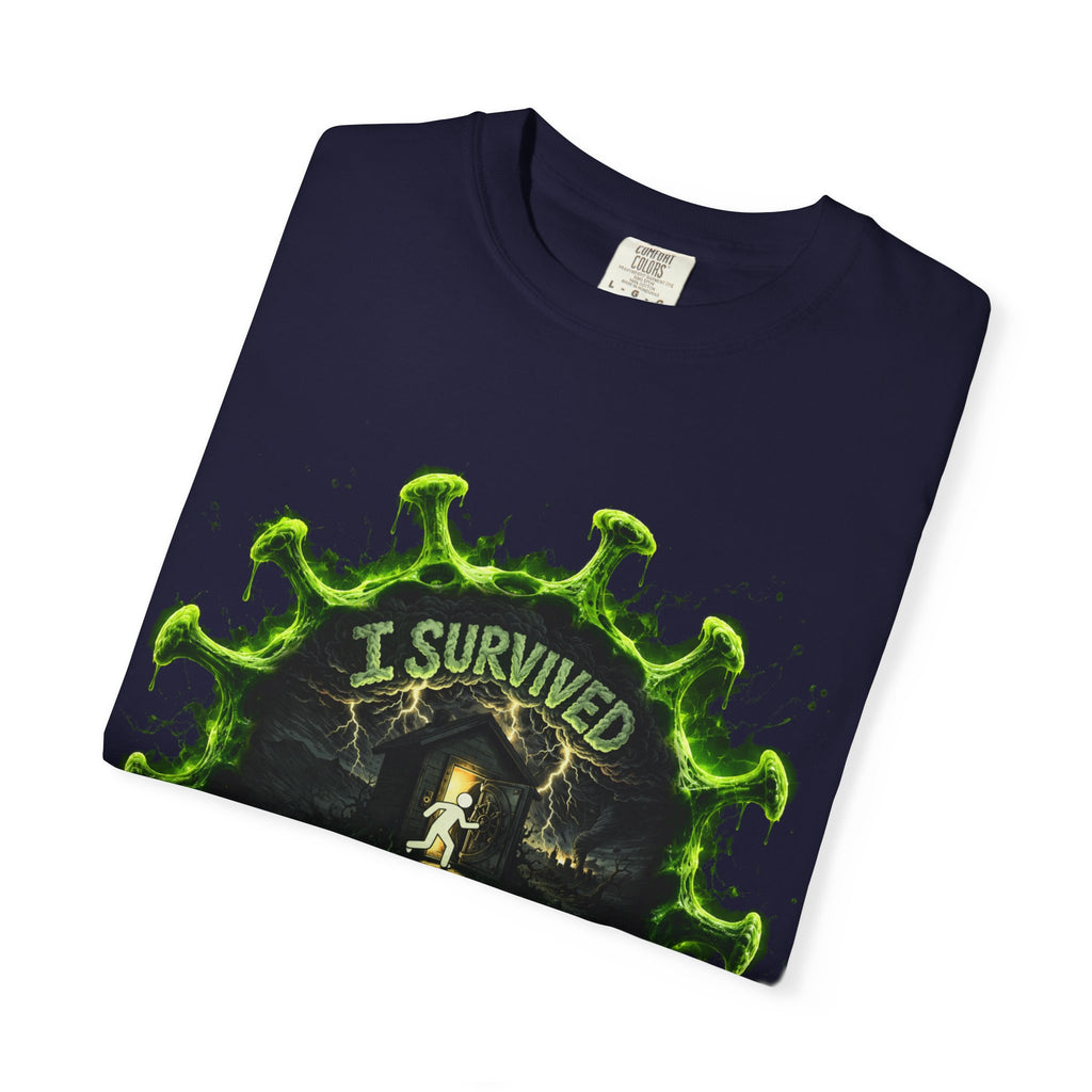 I Survived 2020 — Director's Cut S1:E5 "Delivery Doomsday" | Pandemic Edition Unisex Garment-Dyed T-shirt