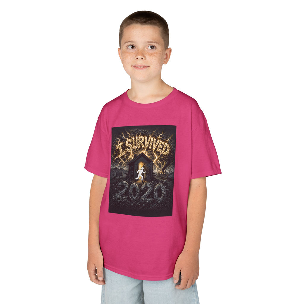 I Survived 2020 — Original Design Teaser Tee | Season 1 Premiere Drop Kids Heavy Cotton™ Tee