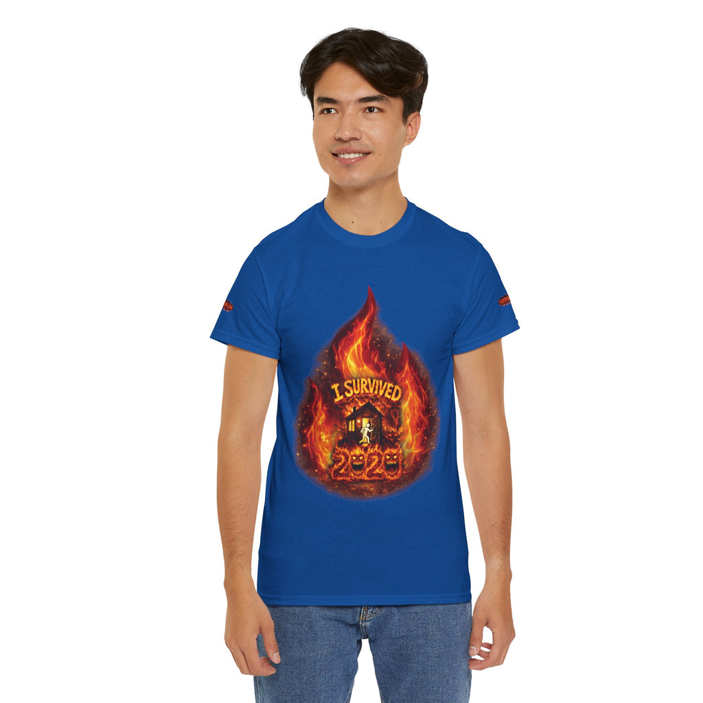 I Survived 2020 — Director's Cut S2:E4 "Western U.S. Wildfire Season" | Mid-Season Finale Pt. 1 | Wildfire Edition Memorial Unisex Heavy Cotton Tee (SPECIAL EDITION)