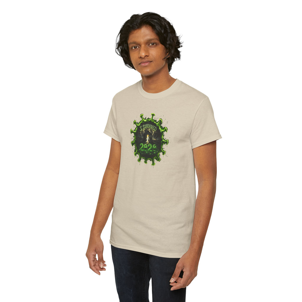 I Survived 2020 — PANDEMIC S1:E2: Director's Cut "The Coming of COVID" Unisex Heavy Cotton Tee