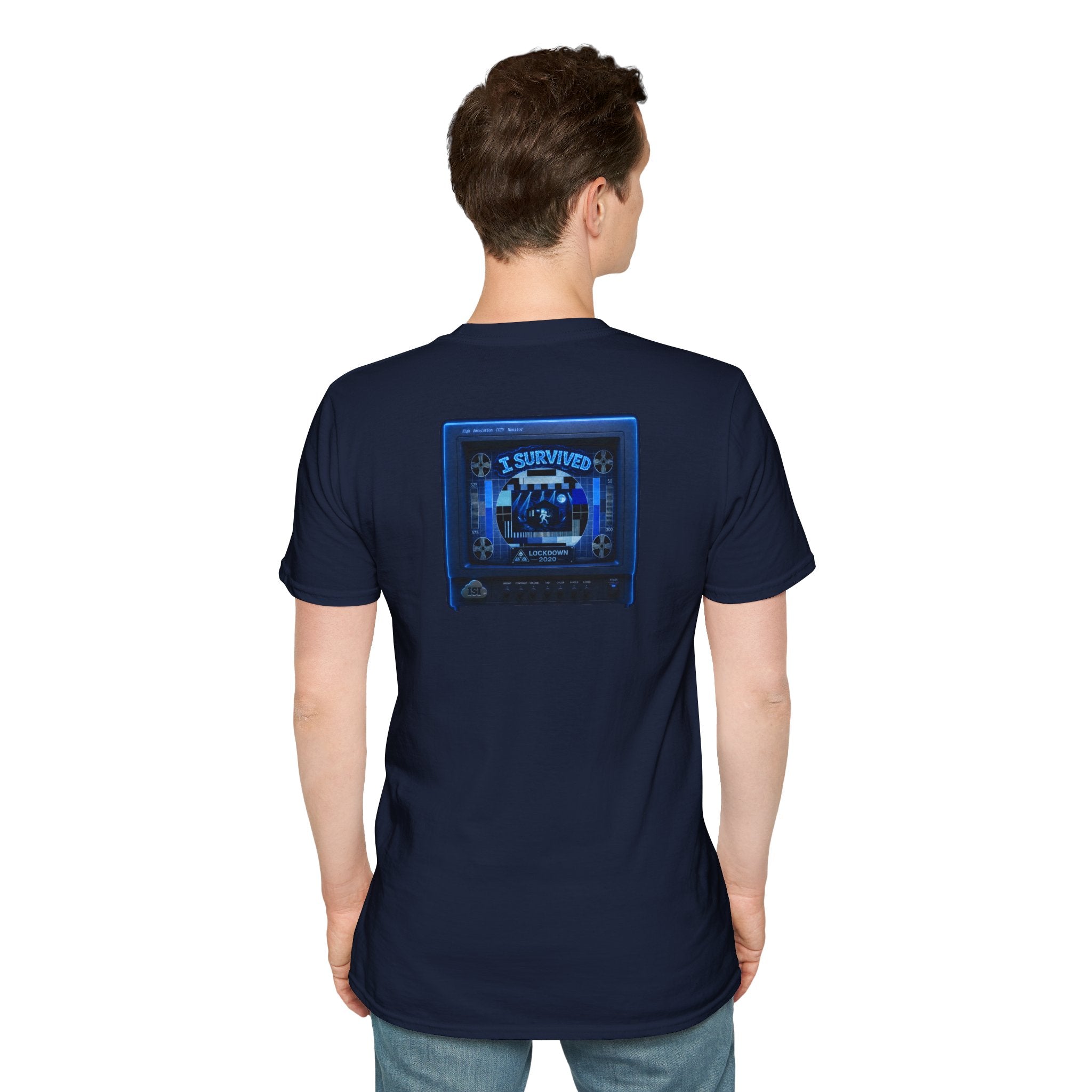 I Survived 2020 — "Please Stand By" Test Pattern Tee Lockdown Edition Summer Exclusive Unisex Softstyle T-Shirt