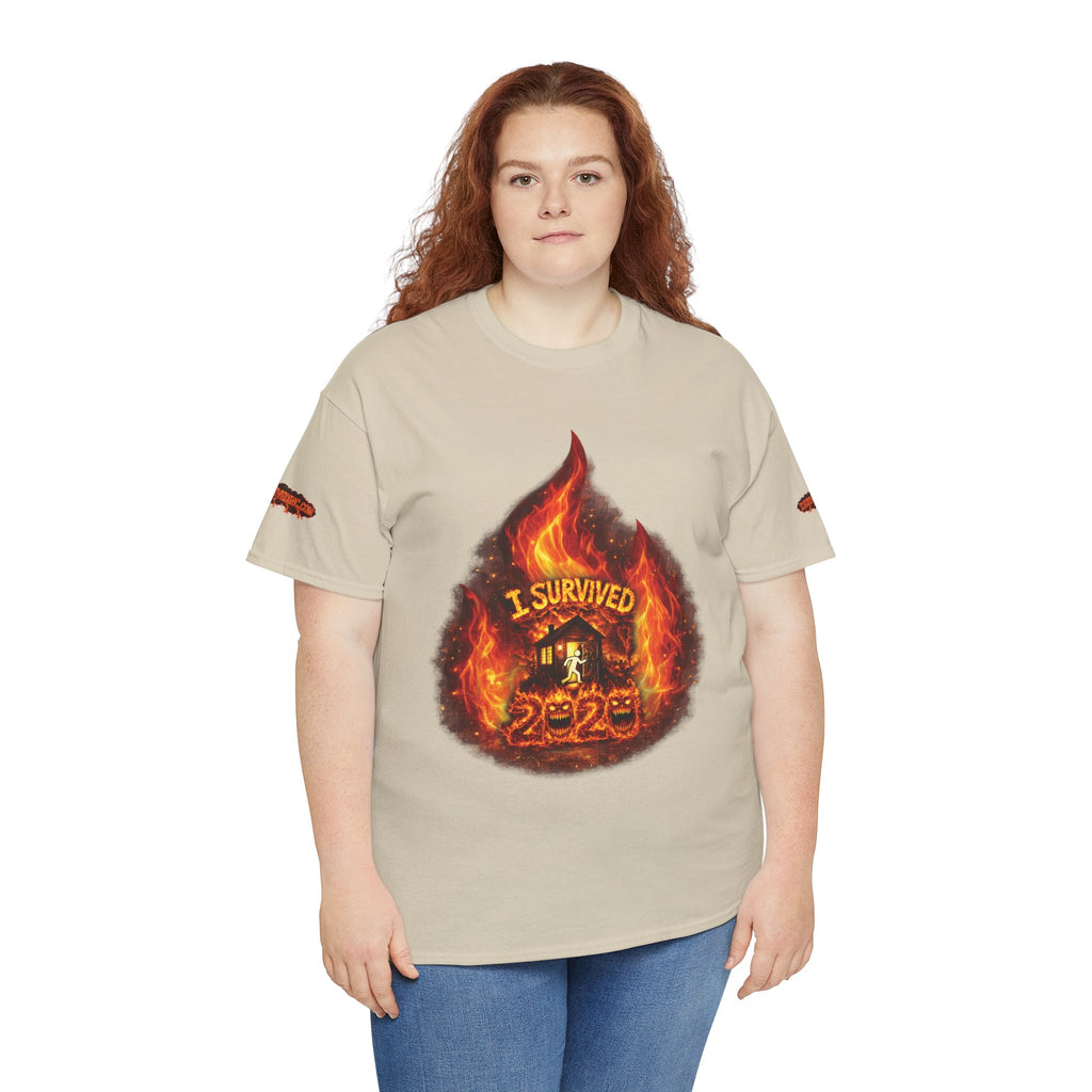 I Survived 2020 — Director's Cut S2:E1 "Berry Creek" | Wildfire Edition Memorial Unisex Heavy Cotton Tee (SPECIAL EDITION)