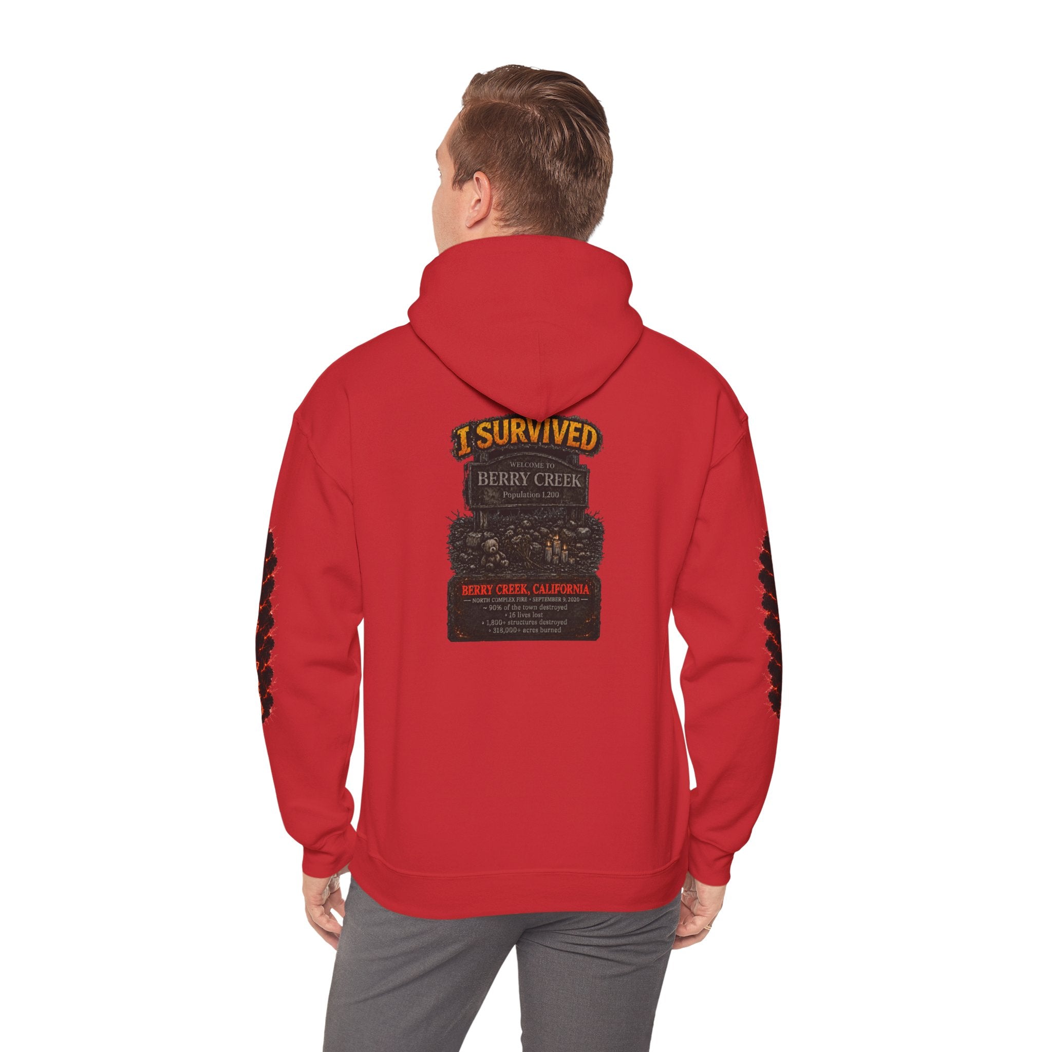 I Survived 2020 — Director's Cut S2:E1 "Berry Creek" | Wildfire Edition Memorial Hoodie Sweatshirt